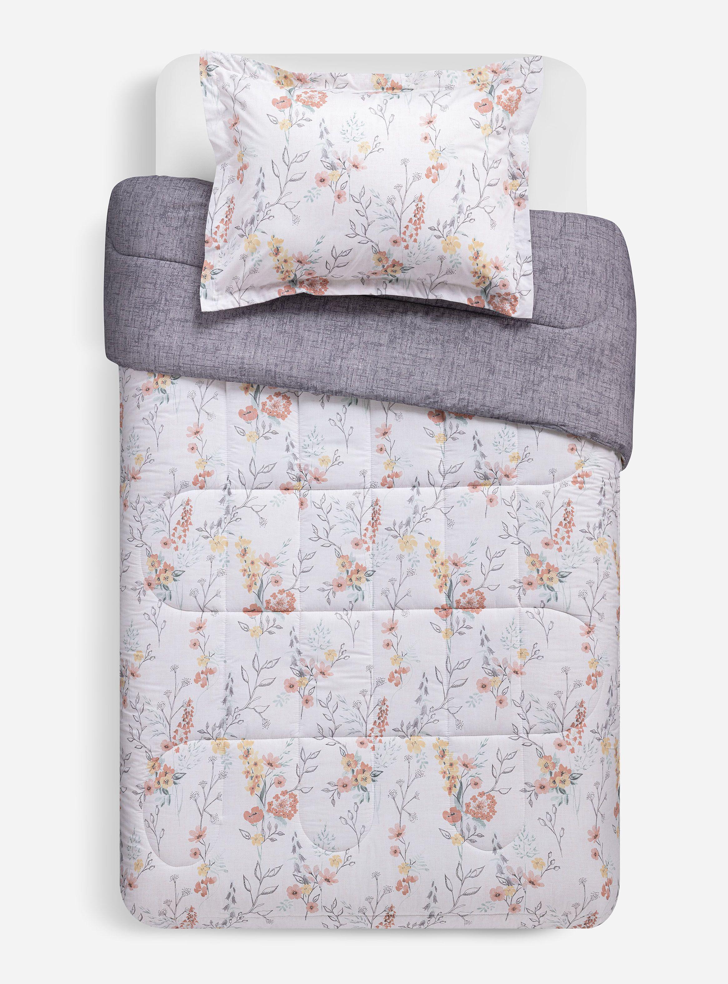 Plumón Stamp Stitch Sophie 1.5 Plazas Rosa-1