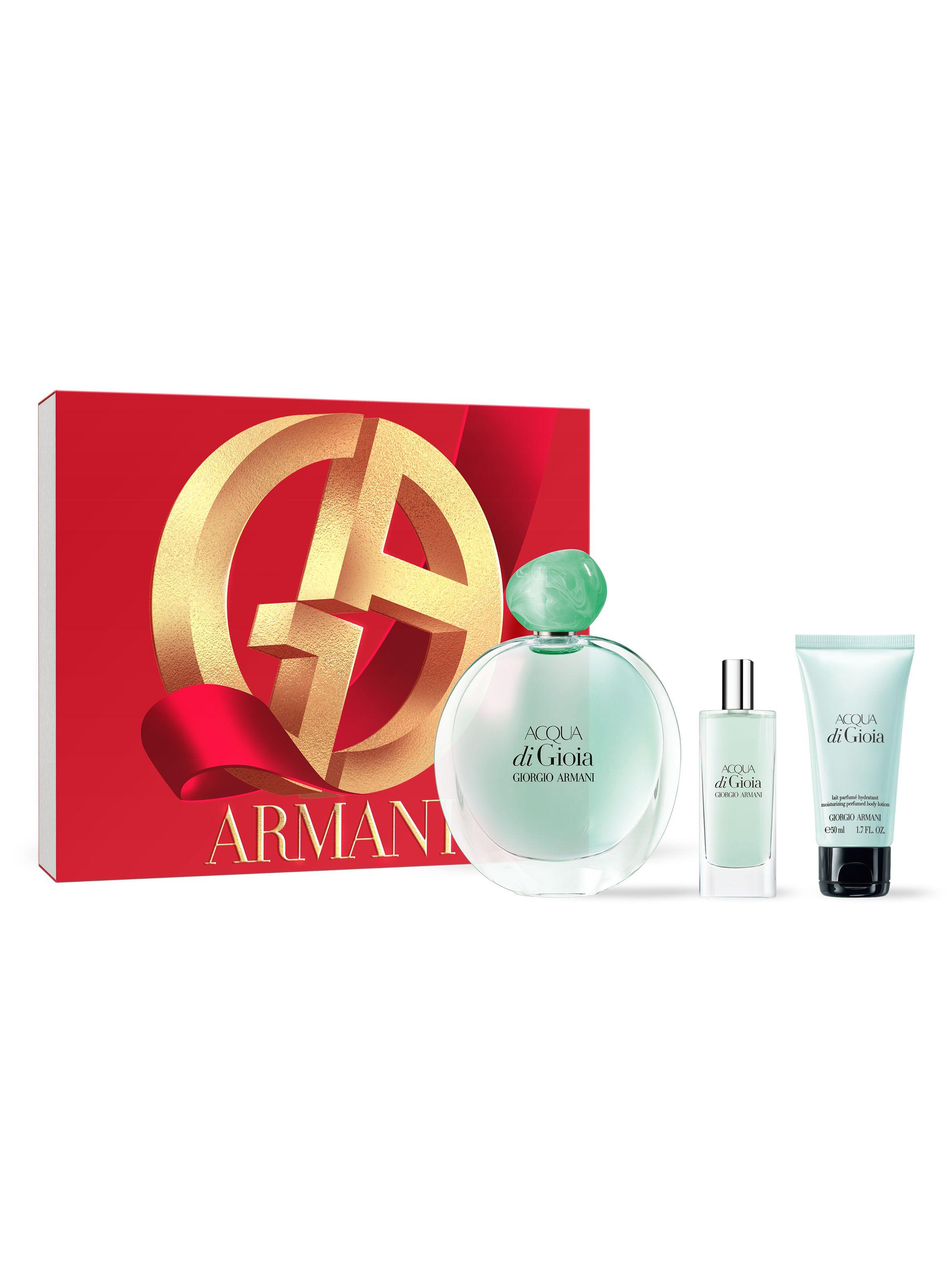 Set Perfume Acqua Di Gioia EDP Mujer 100ml + 15ml + Loción Corporal 50 ml-1