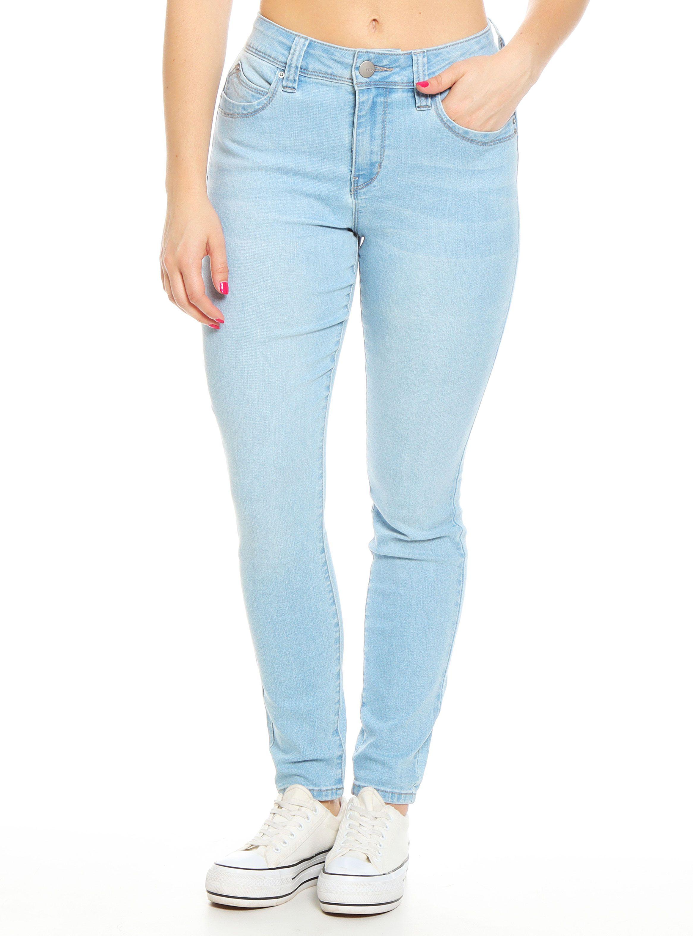 Jeans Push Up Pitillo  Tiro Alto Pretina-0
