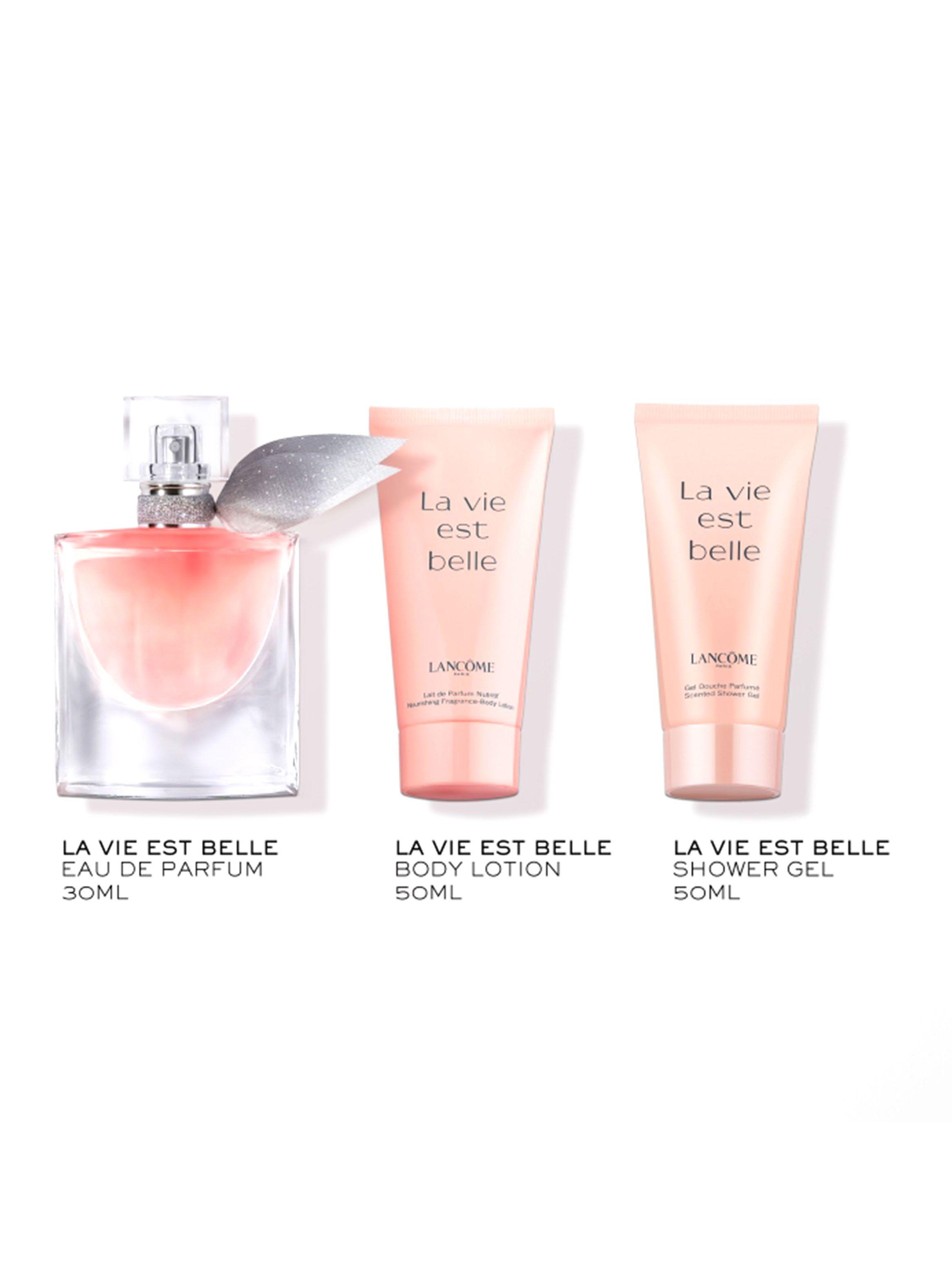 Set Perfume Lancôme La Vie Est Belle Mujer EDP 30ml + Loción Corporal 50 ml + Gel de Ducha 50 ml-2
