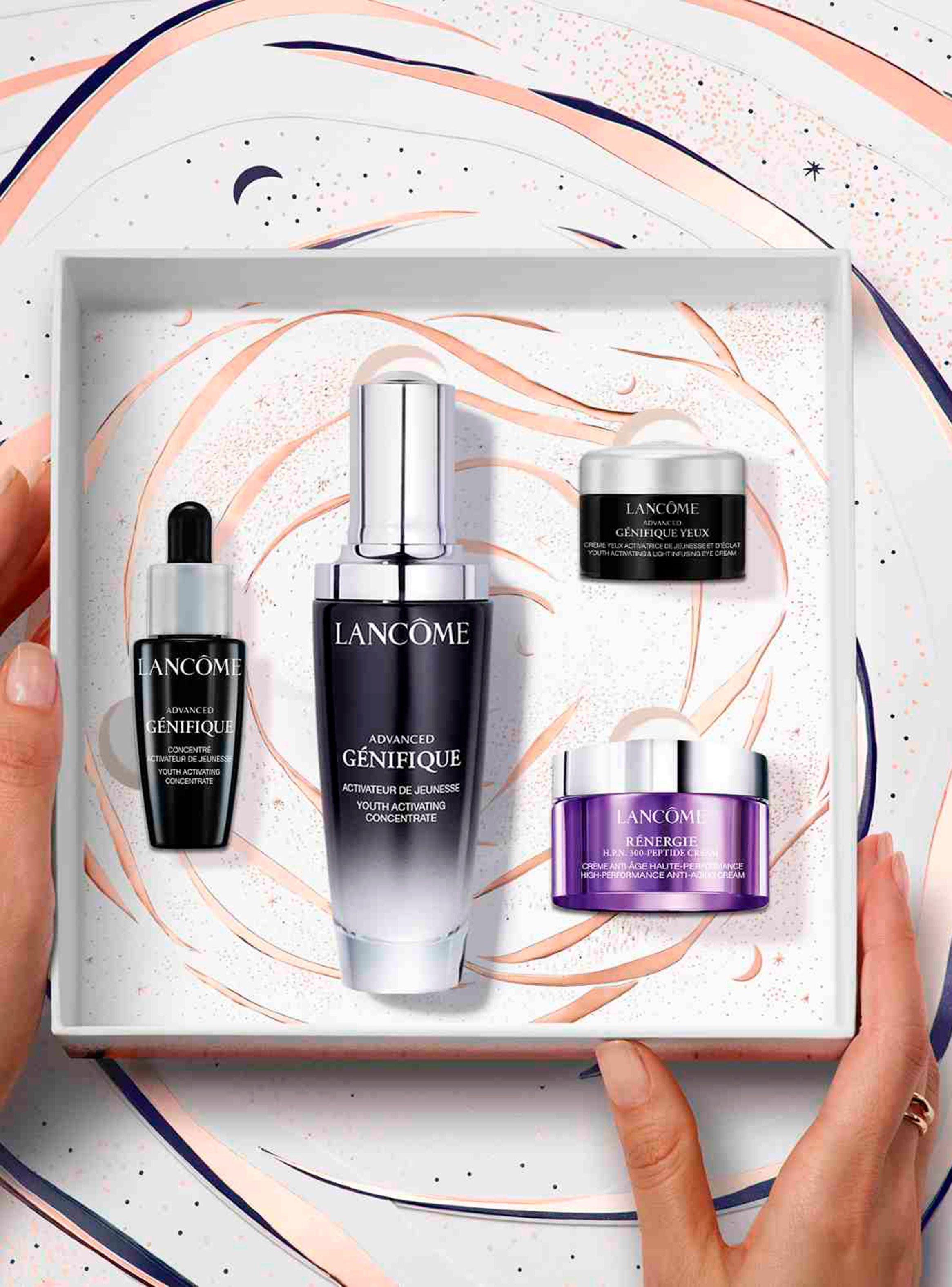 Set Antiedad Antiarrugas Advanced Génifique 50ml | 10ml + Rénergie H.P.N 300 Péptidos 15 ml-1