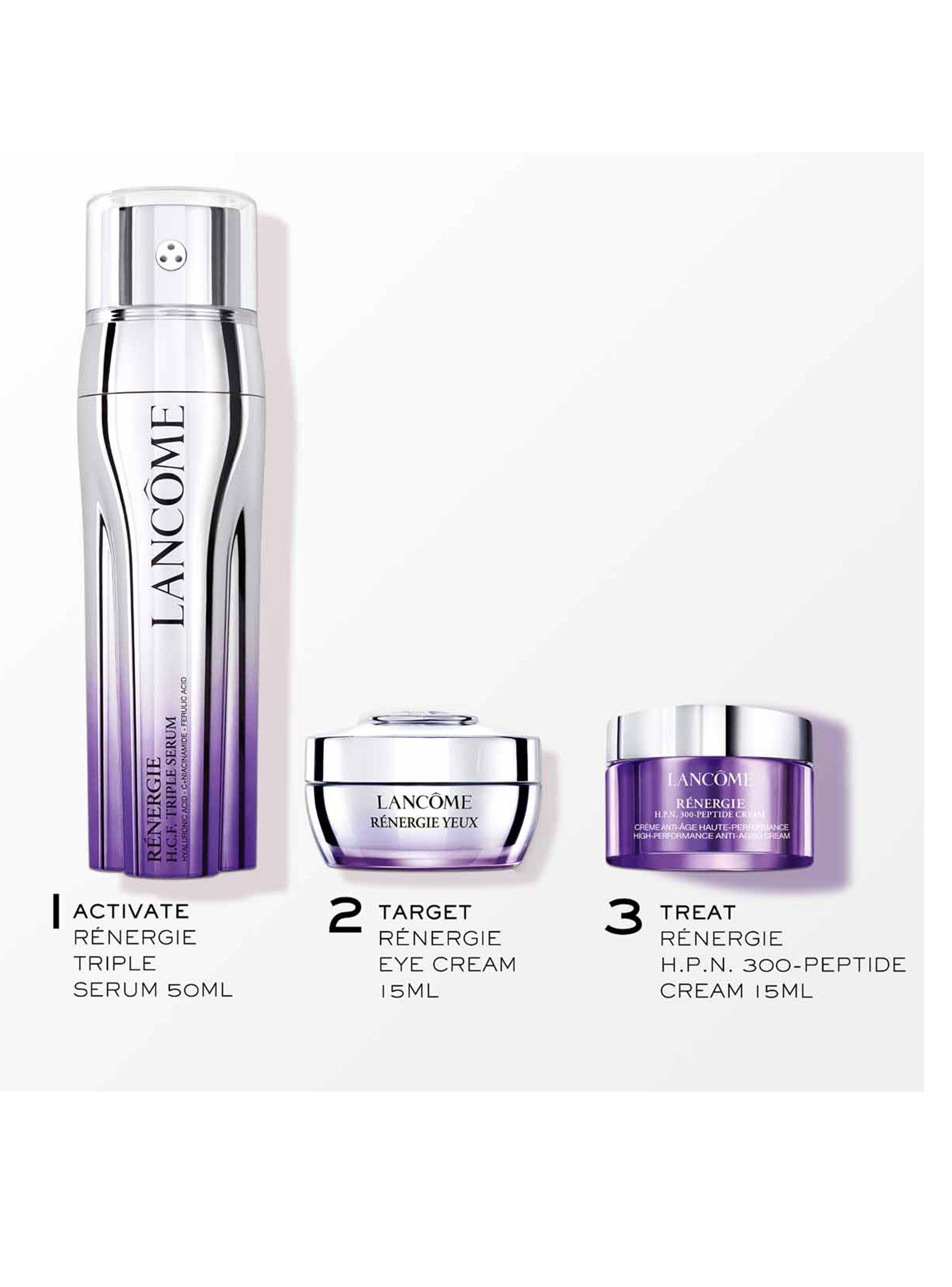 Set Rutina Antiedad Antiarrugas Rénergie H.C.F Triple Serum 50ml + Rénergie Yeux 15ml + Rénergie H.P.N 300 Péptidos 15ml-2