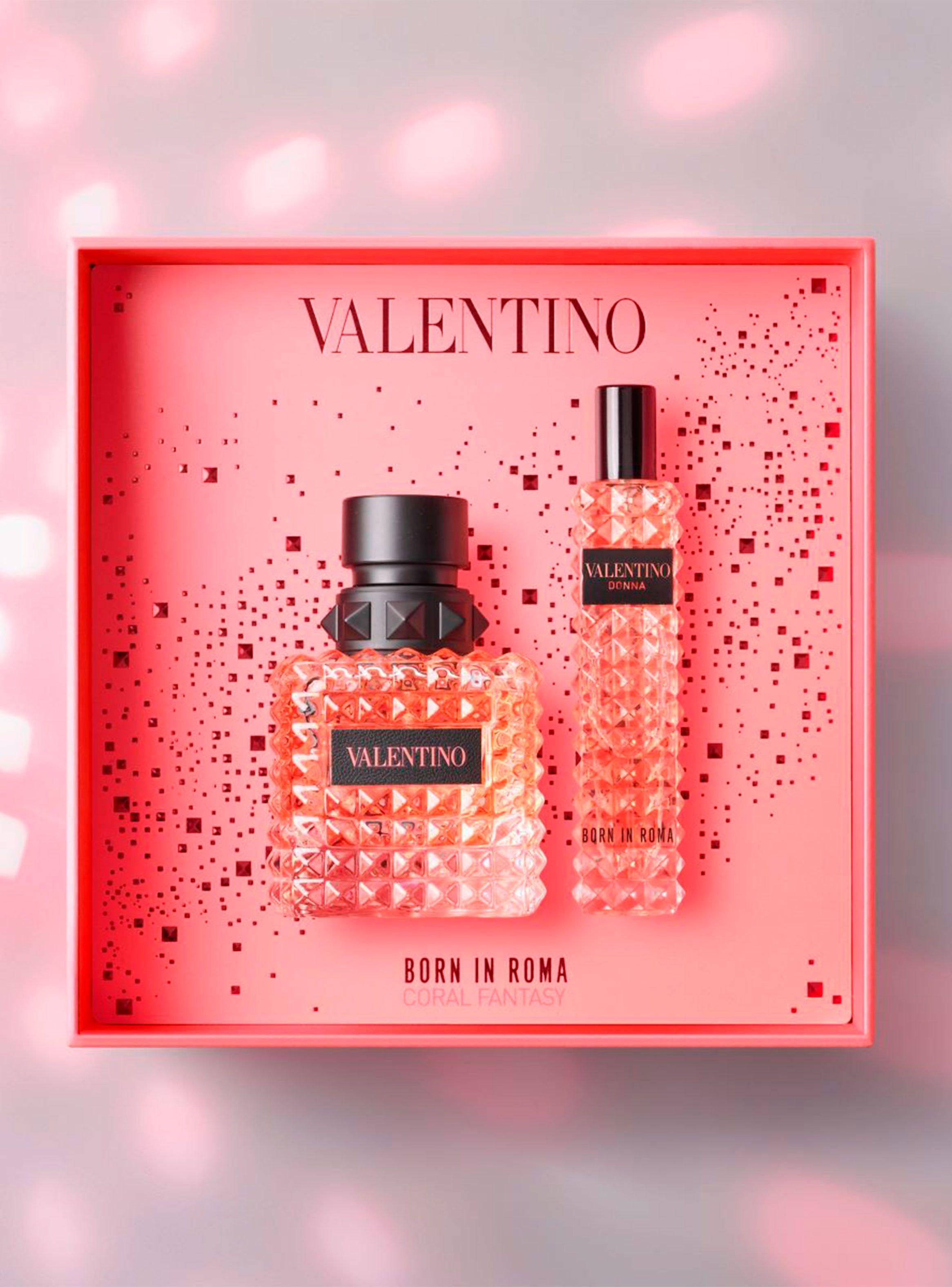 Perfume Valentino Born in Roma Donna Coral EDP Mujer 50 ml +  EDP 15 ml-2