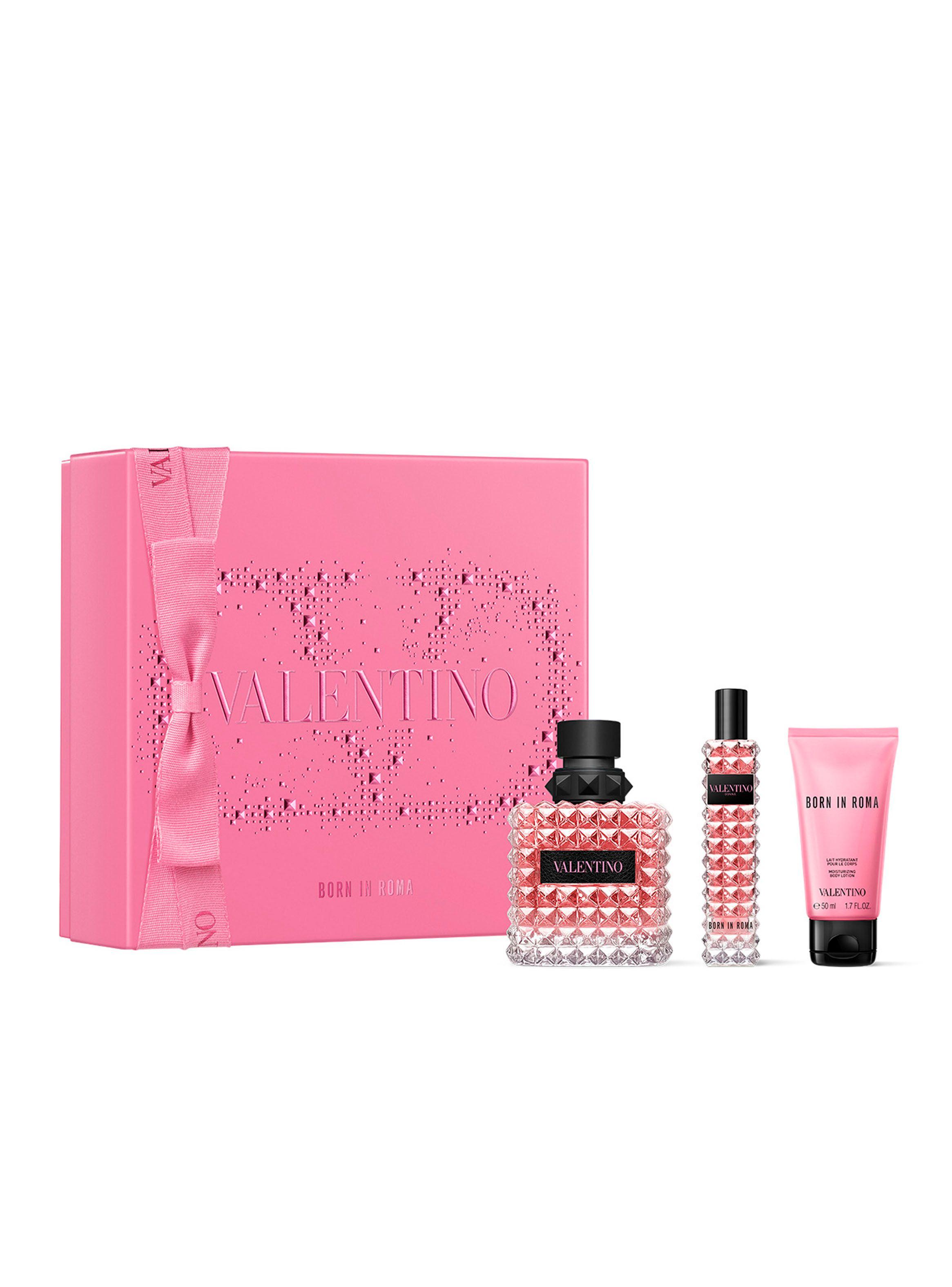 Perfume Valentino Born in Roma Donna EDP Mujer 100 ml + EDP 15 ml + Body Lotion 50 ml-1