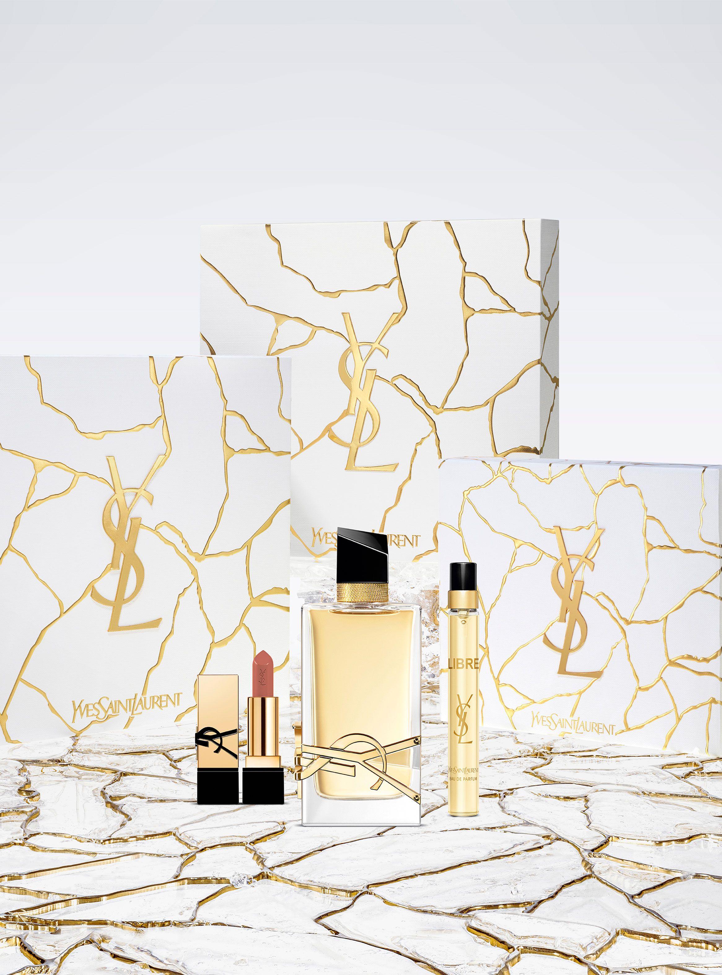 Set Perfume Libre EDP Mujer 90 ml + 10 ml + Mini Rouge pur Couture Yves Saint Laurent-3