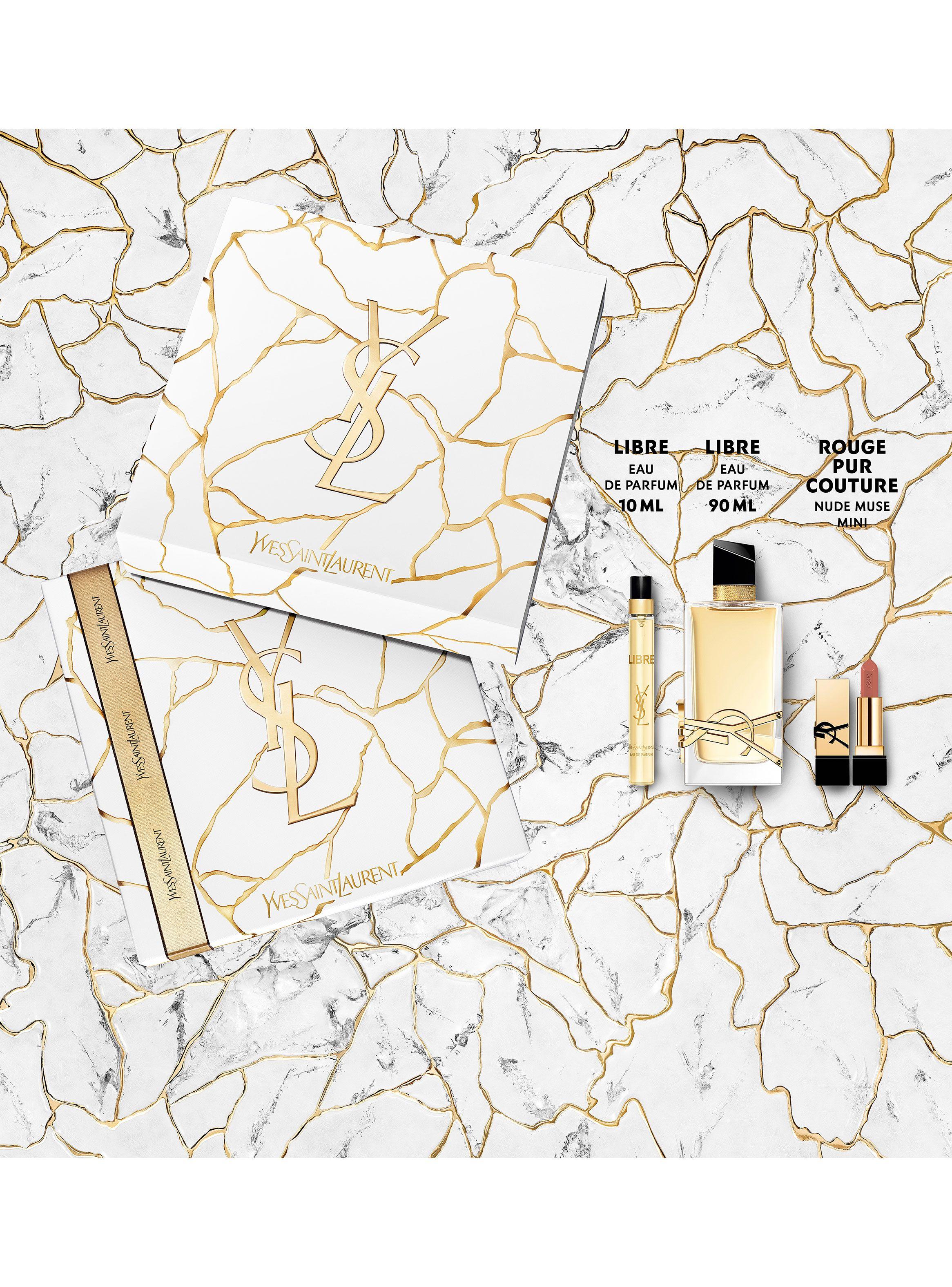 Set Perfume Libre EDP Mujer 90 ml + 10 ml + Mini Rouge pur Couture Yves Saint Laurent-4