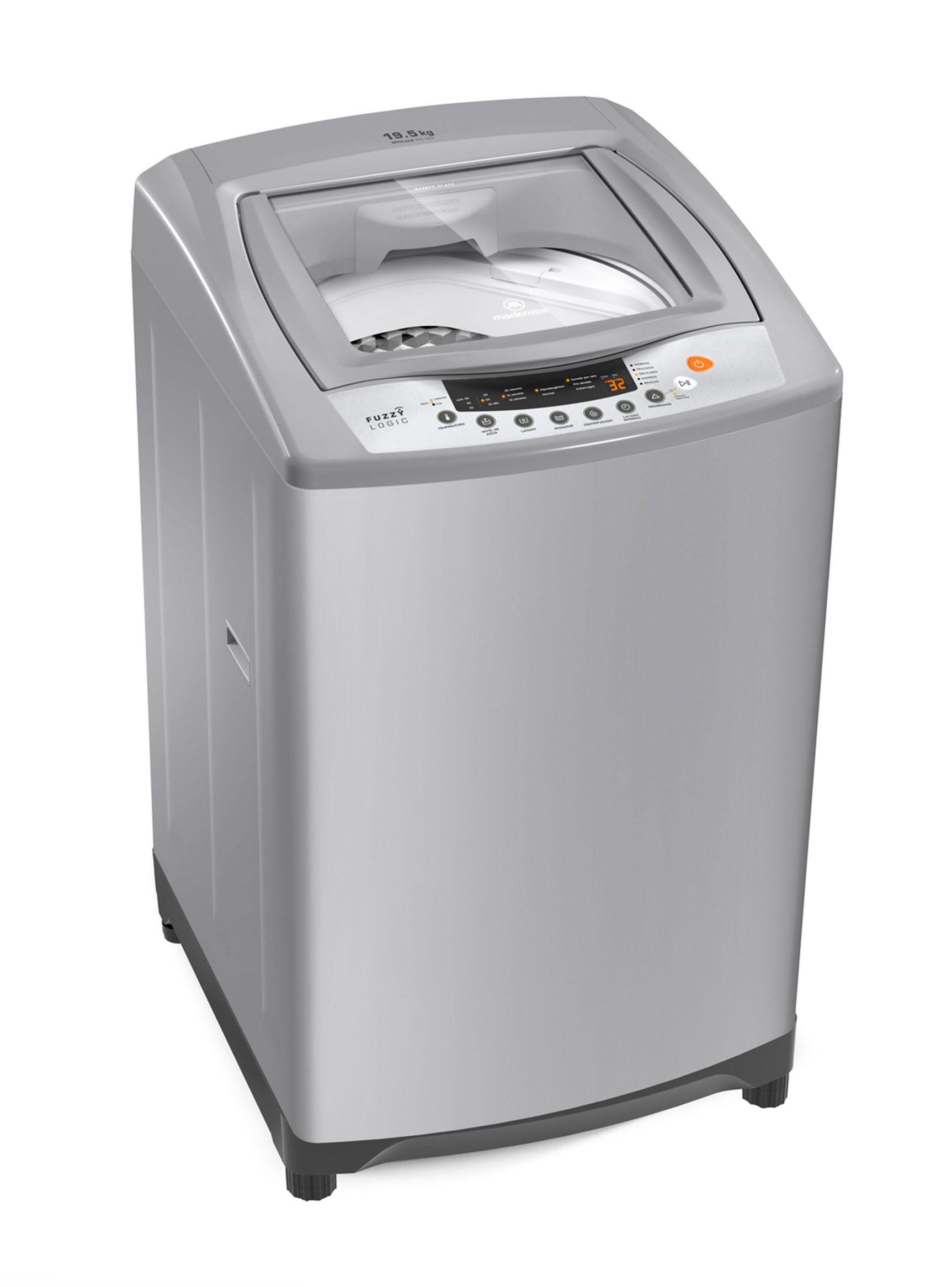 Lavadora de Carga Superior 19.5 Kg Efficace SZG Gris-1
