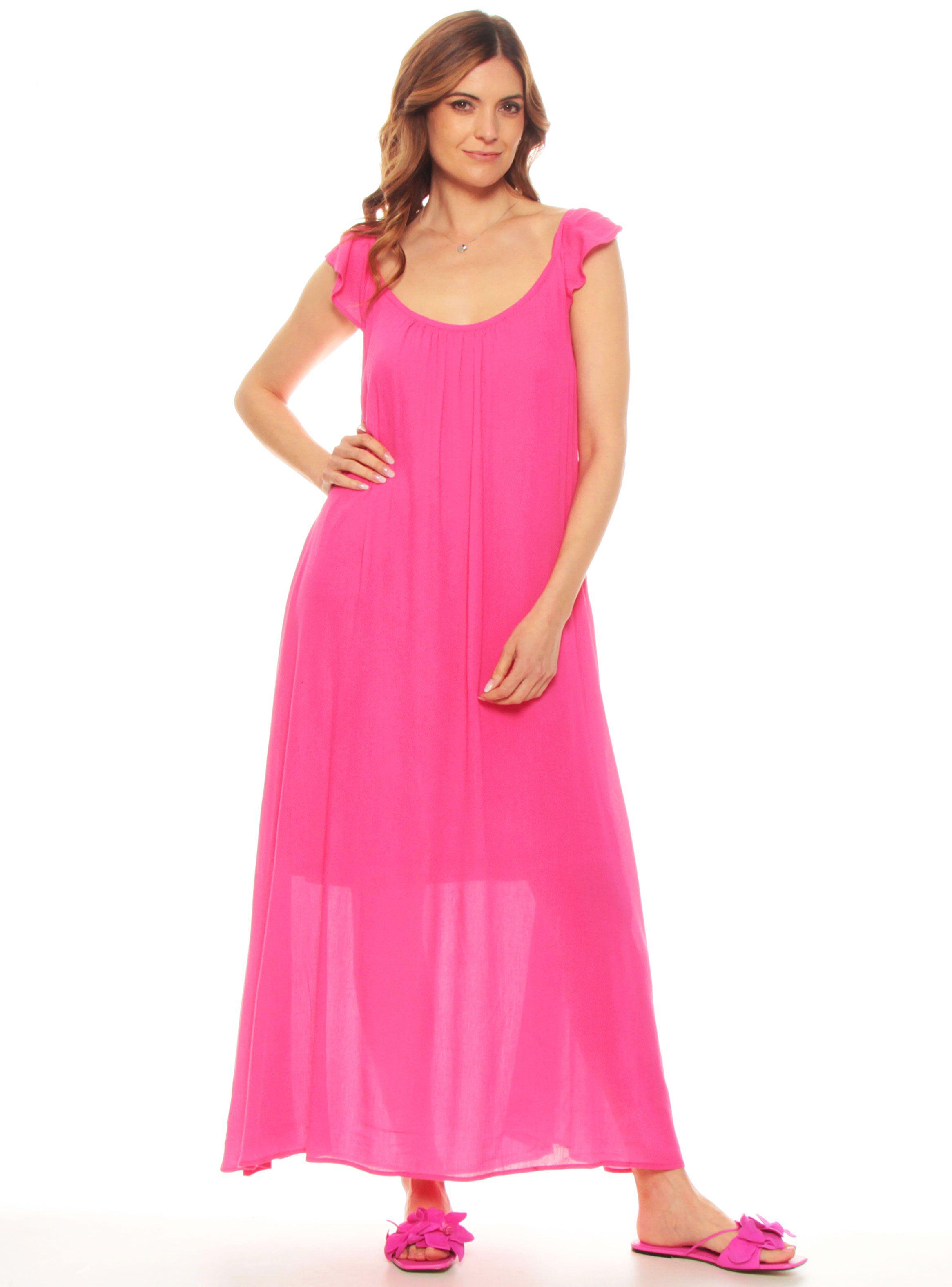 Vestido Largo Manga Corta Vuelito-0