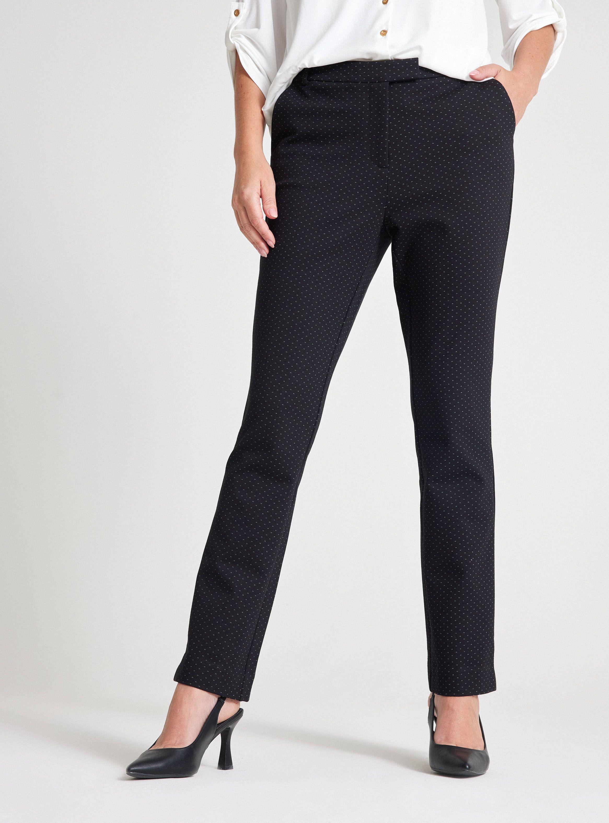 Pantalón De Vestir Tela Fantasía-0