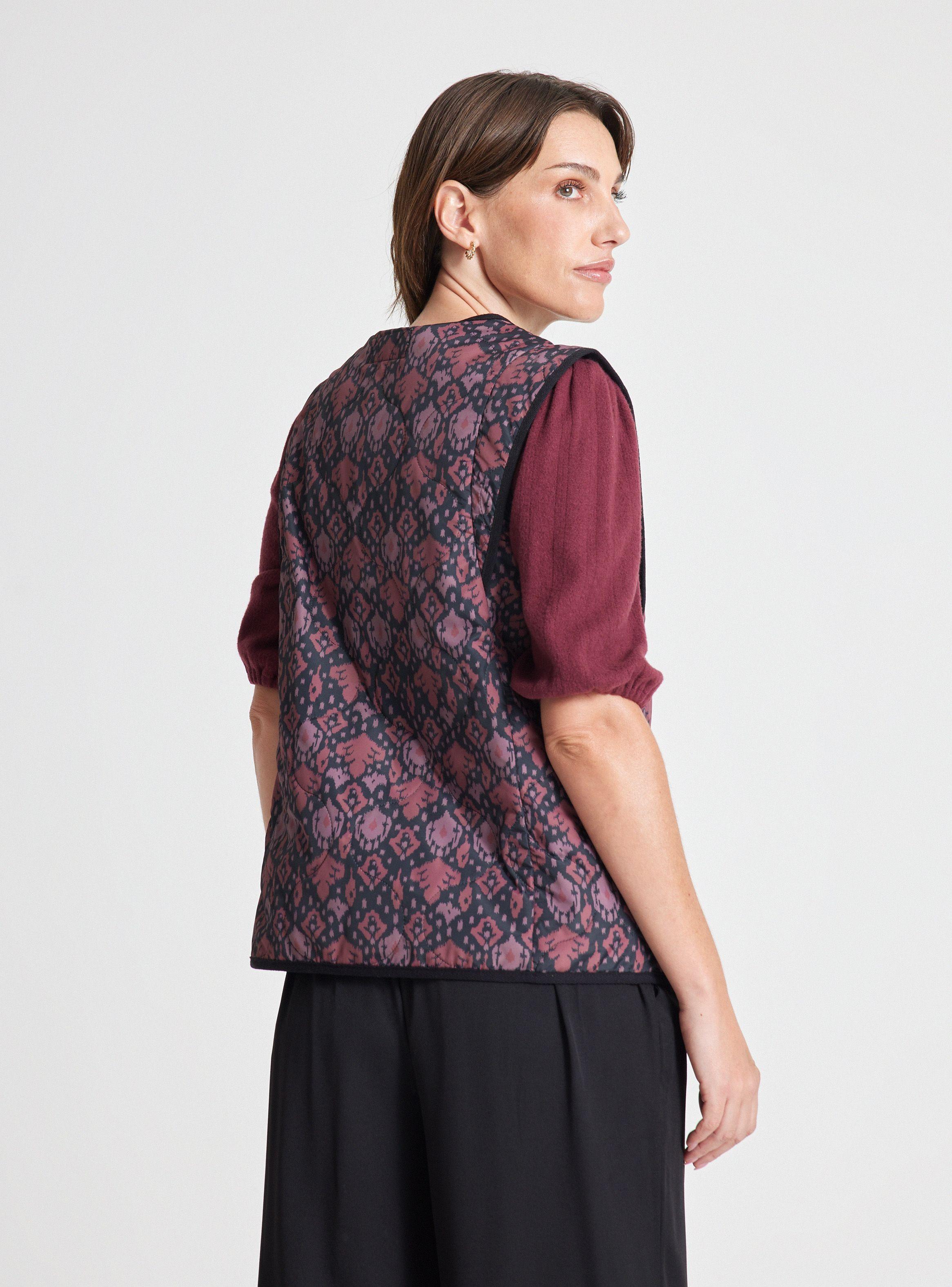 Parka Estampada Sin Mangas-1