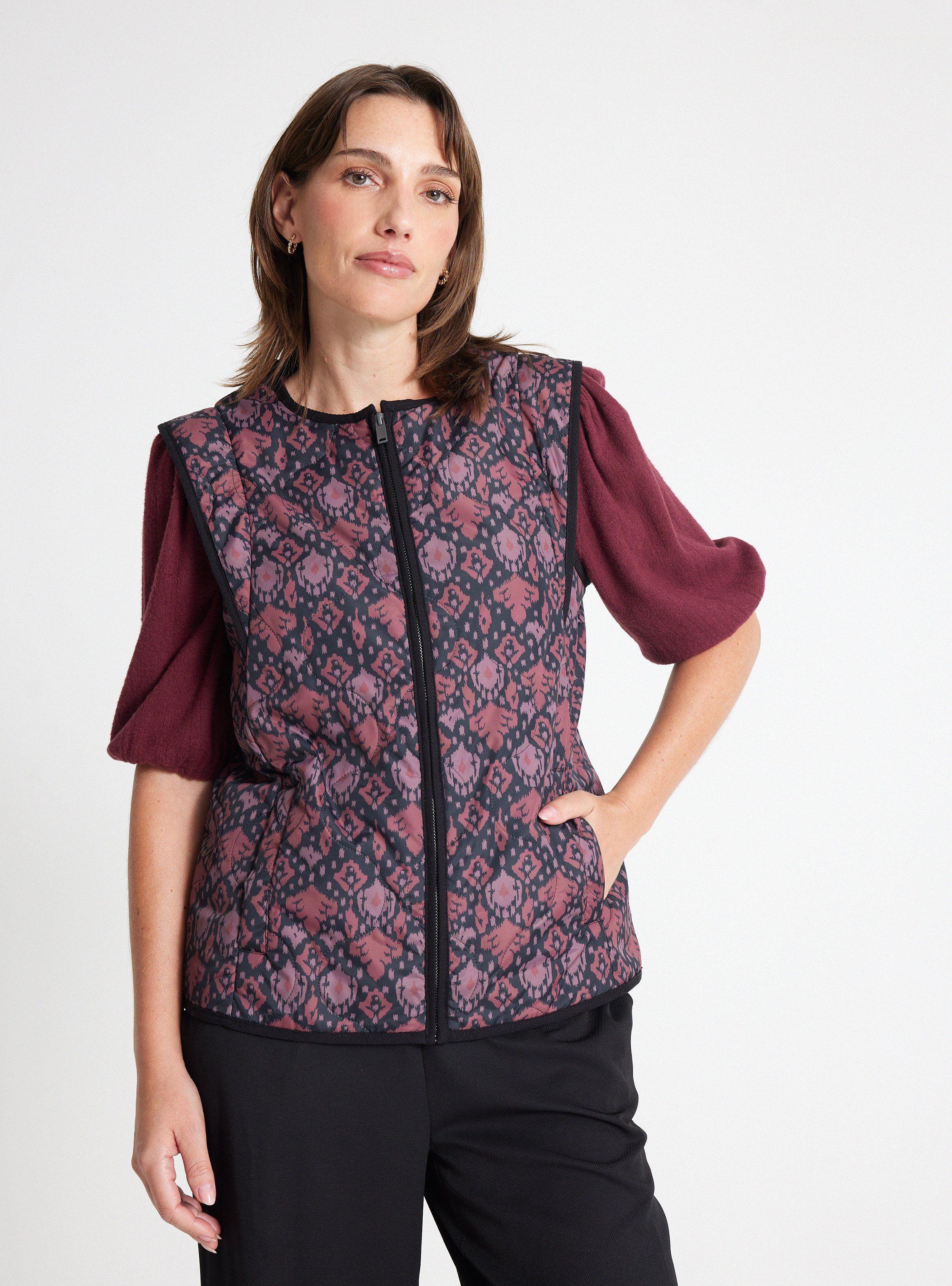 Parka Estampada Sin Mangas-0