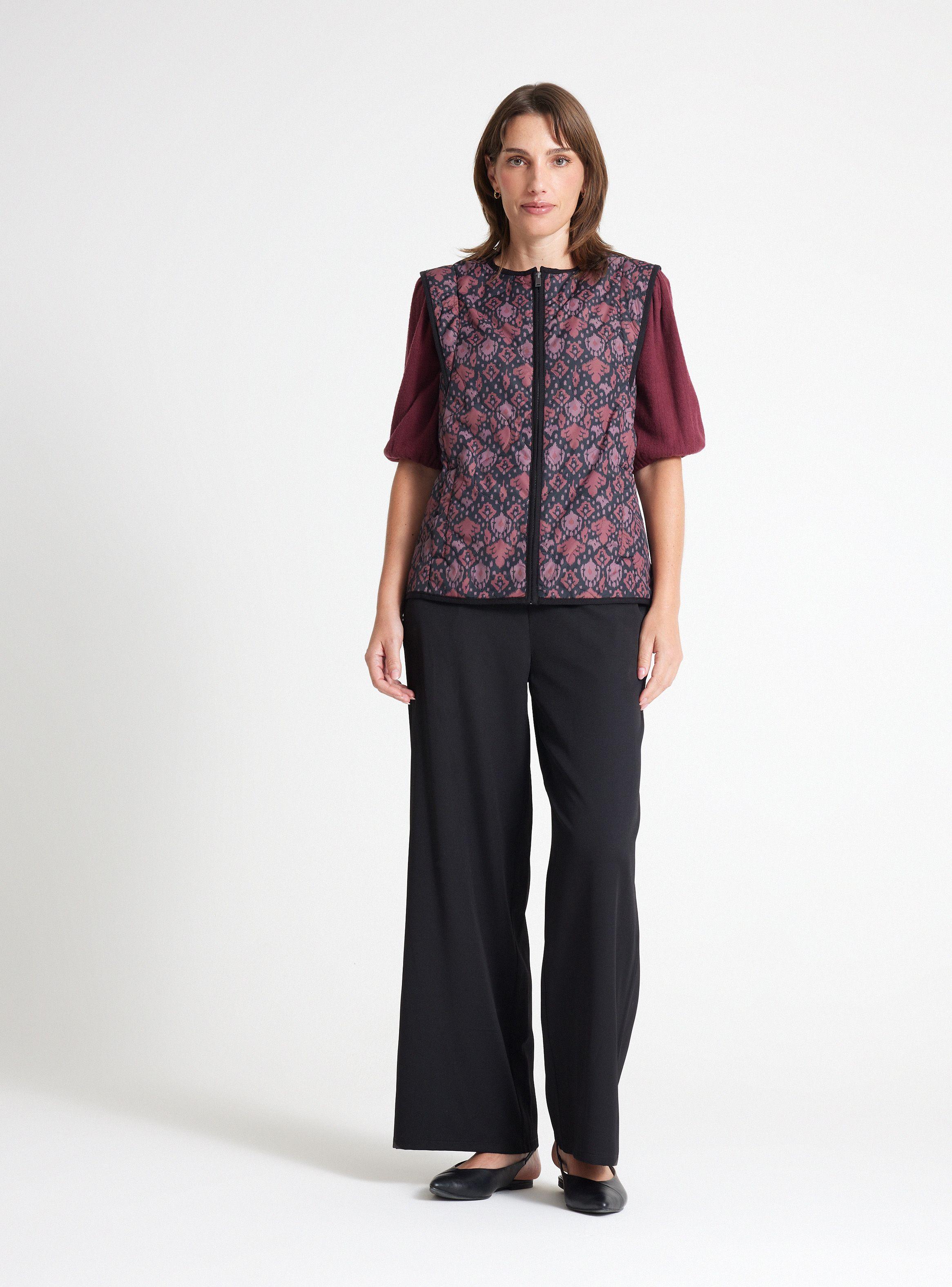 Parka Estampada Sin Mangas-4