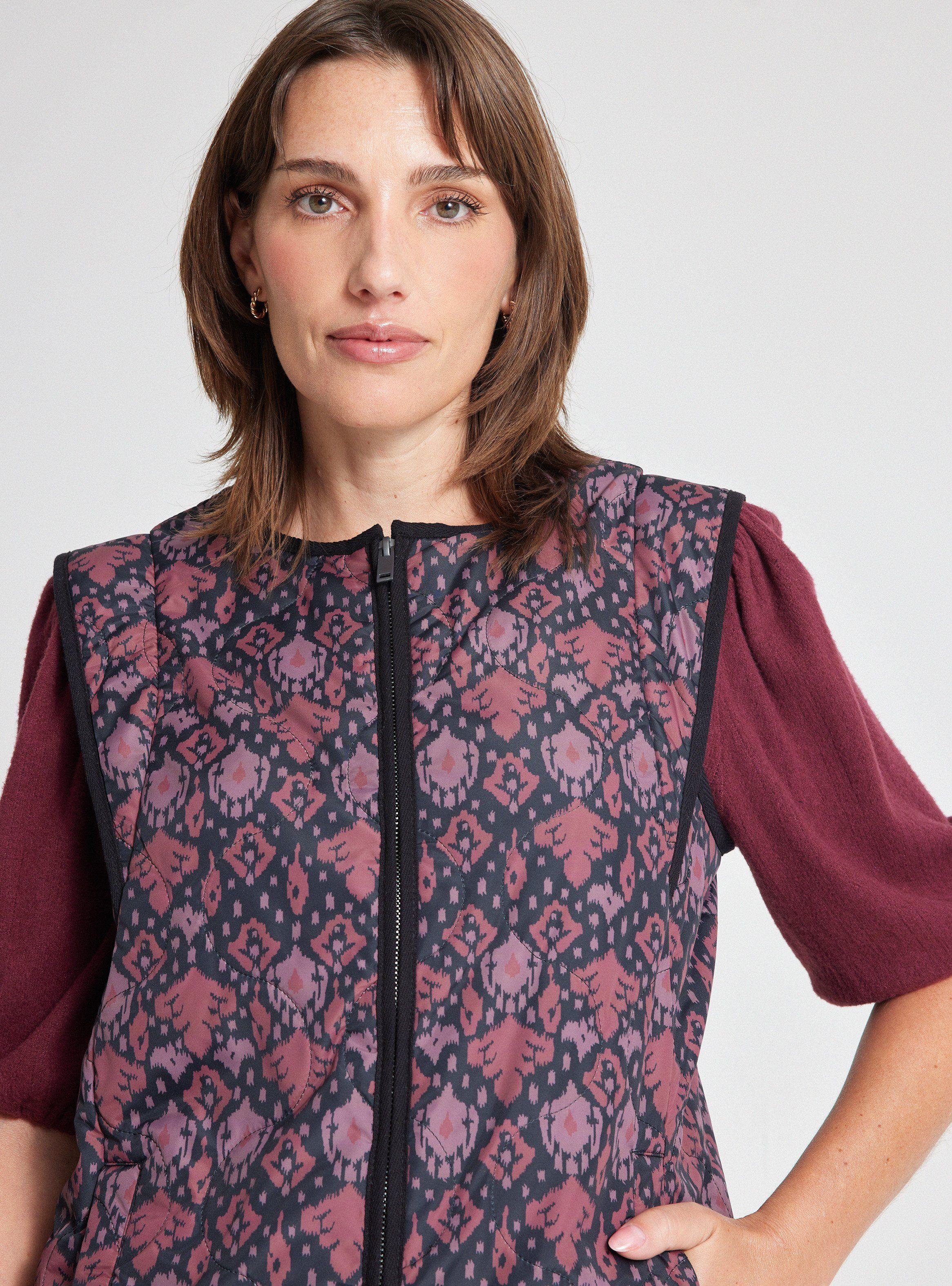 Parka Estampada Sin Mangas-2