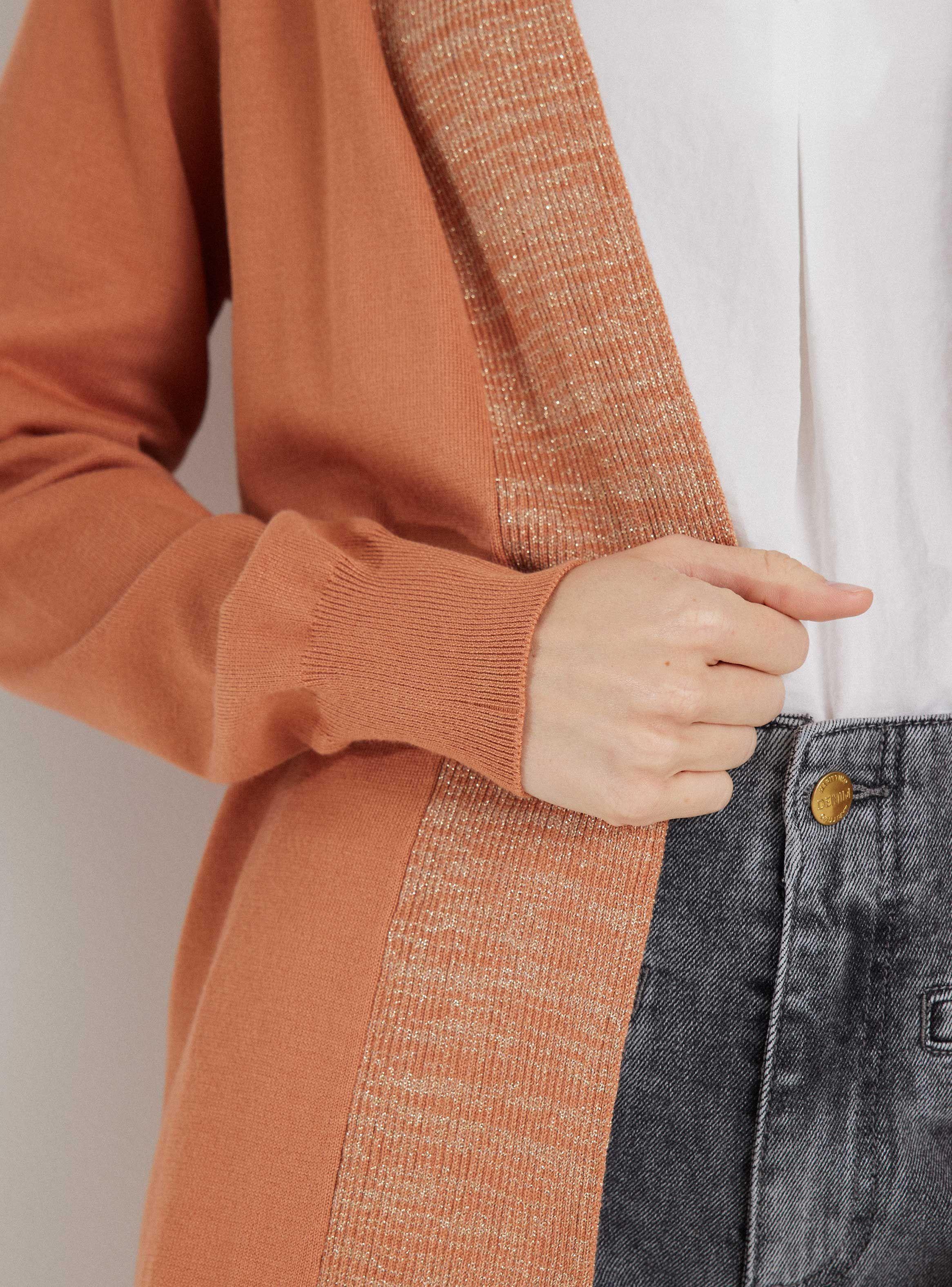 Chaleco Pieza Frontal Con Lurex-3