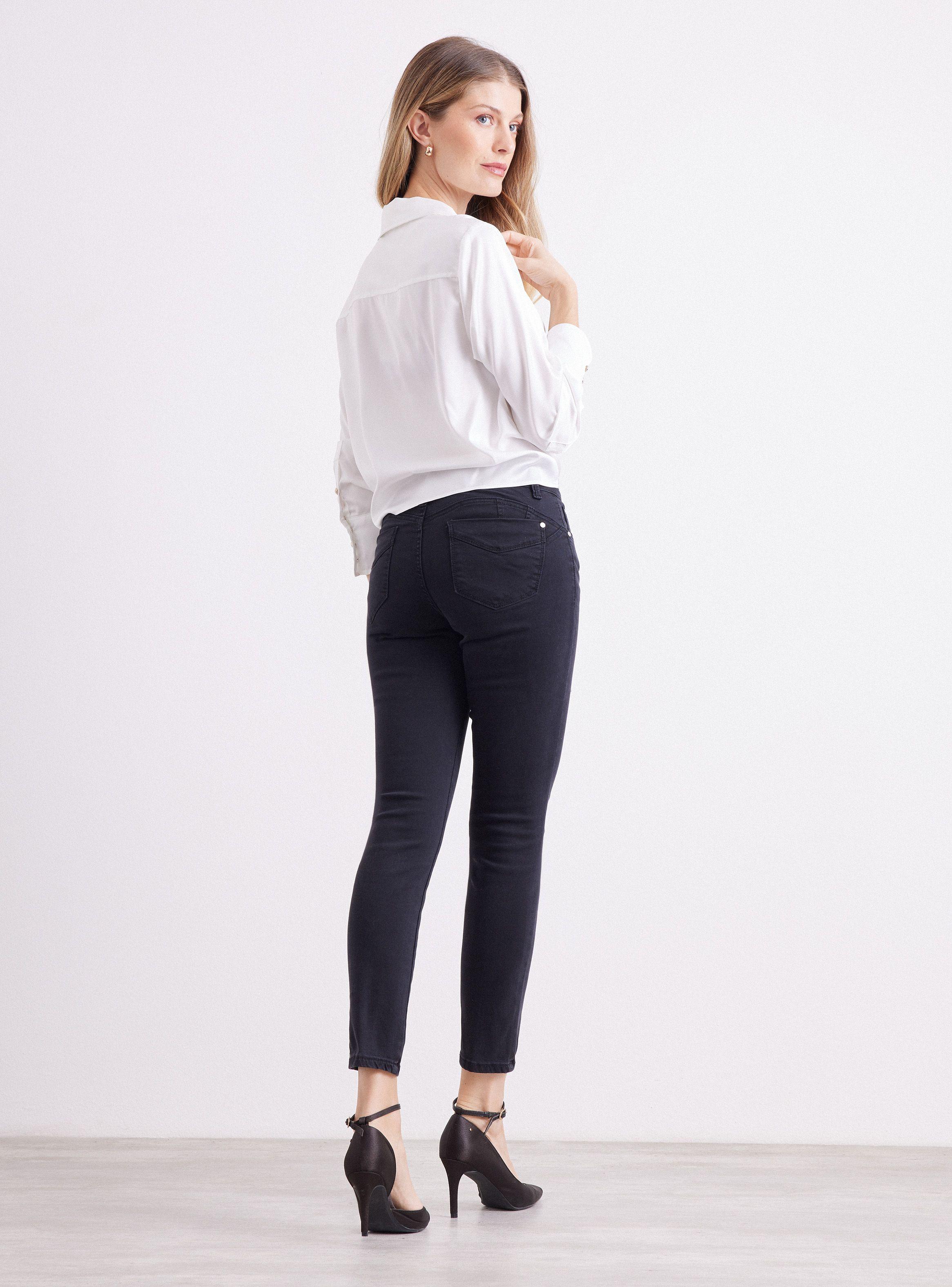 Blusa Satinada Con Cuello-5