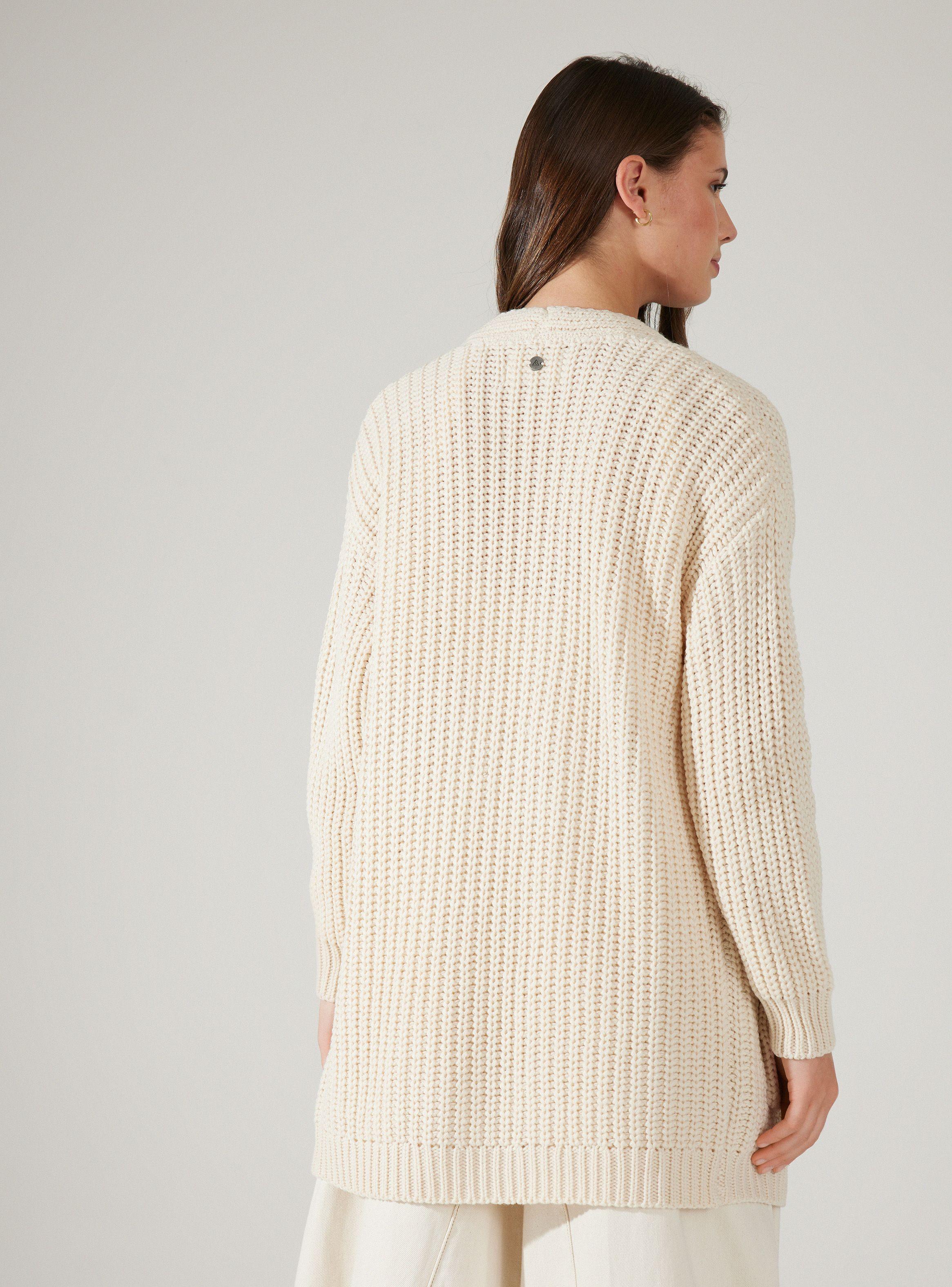 Chaleco Largo con Bolsillos a los Costados-1