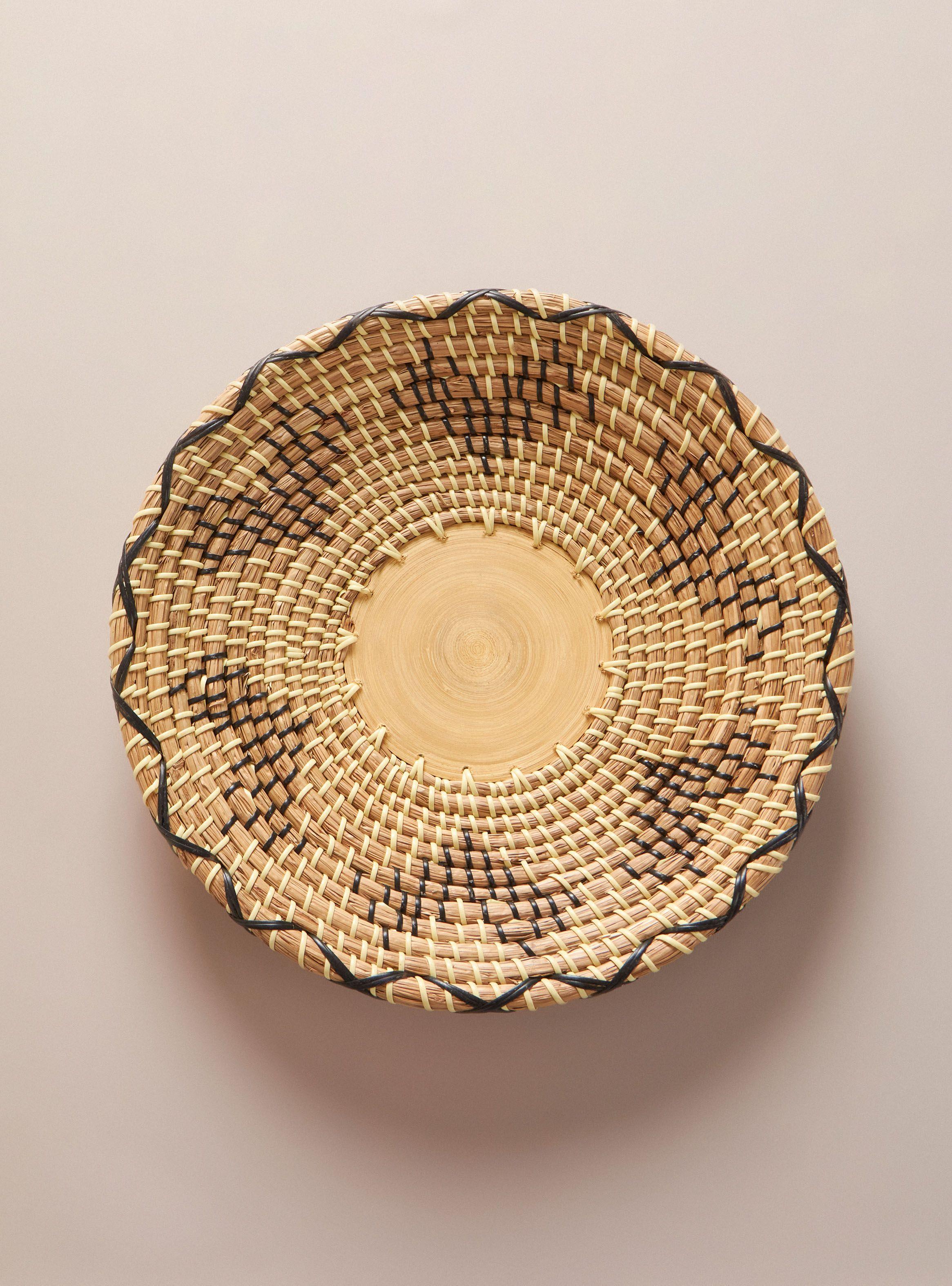 Plato de Cestería Étnico L1 42 x 8 cm-0