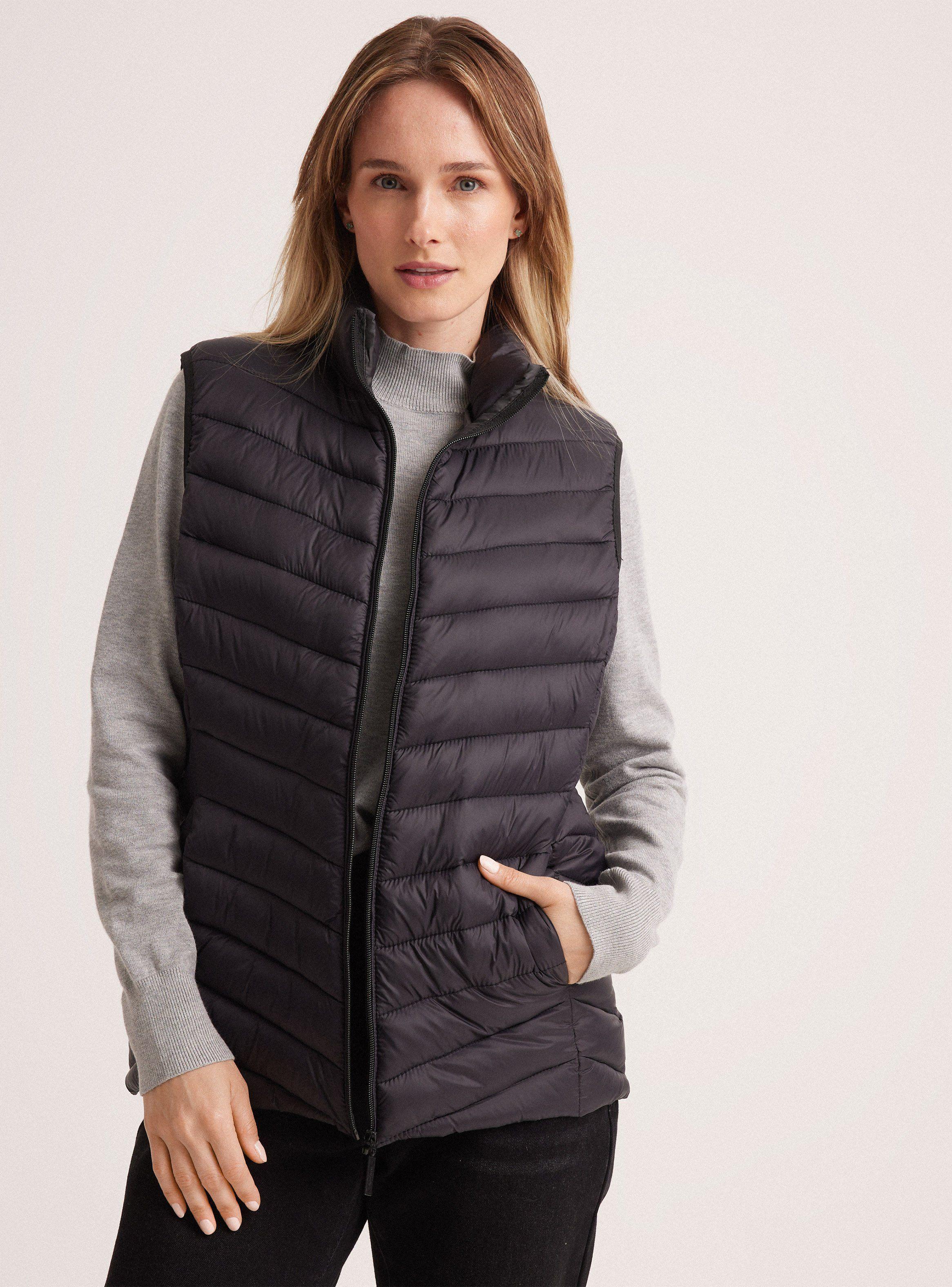 Parka Acolchada Sin Mangas-0