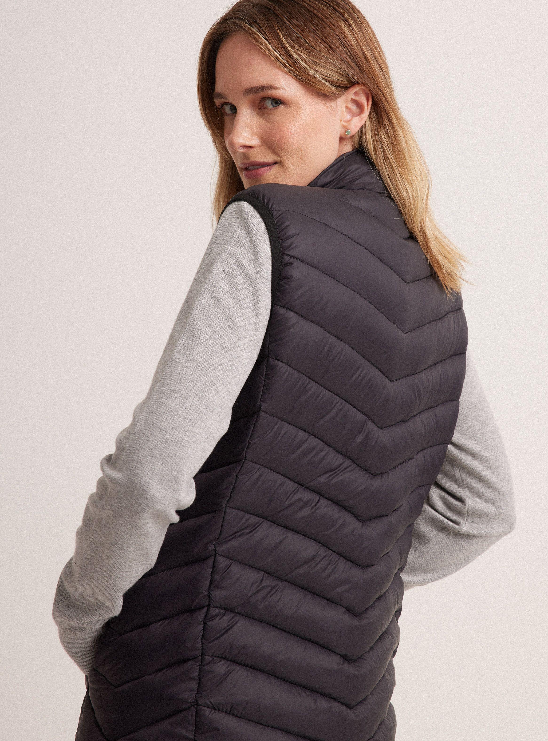 Parka Acolchada Sin Mangas-3