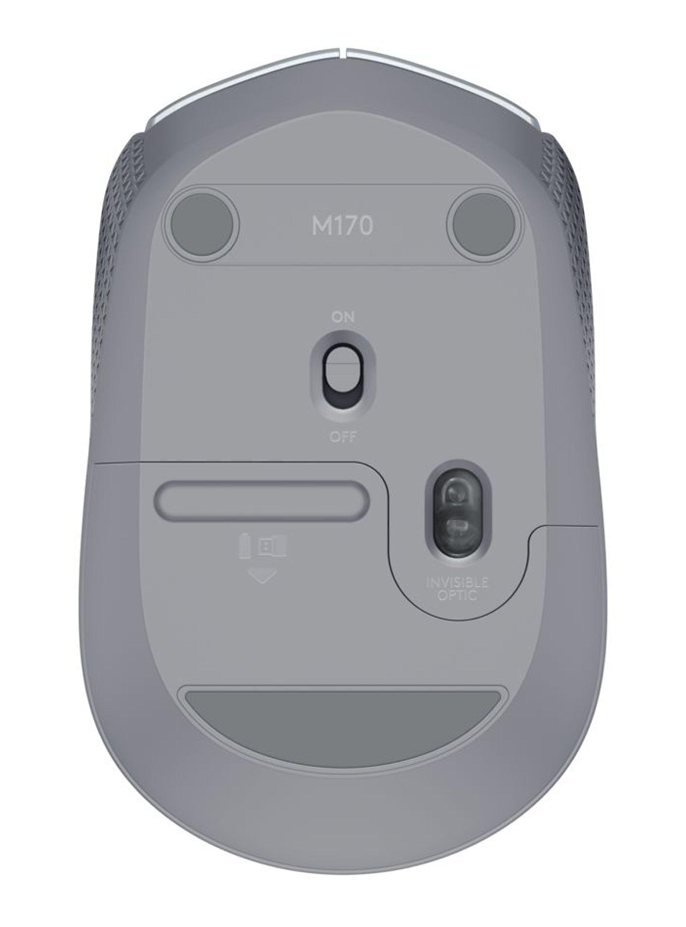Mouse Wireless M170 Silver-1