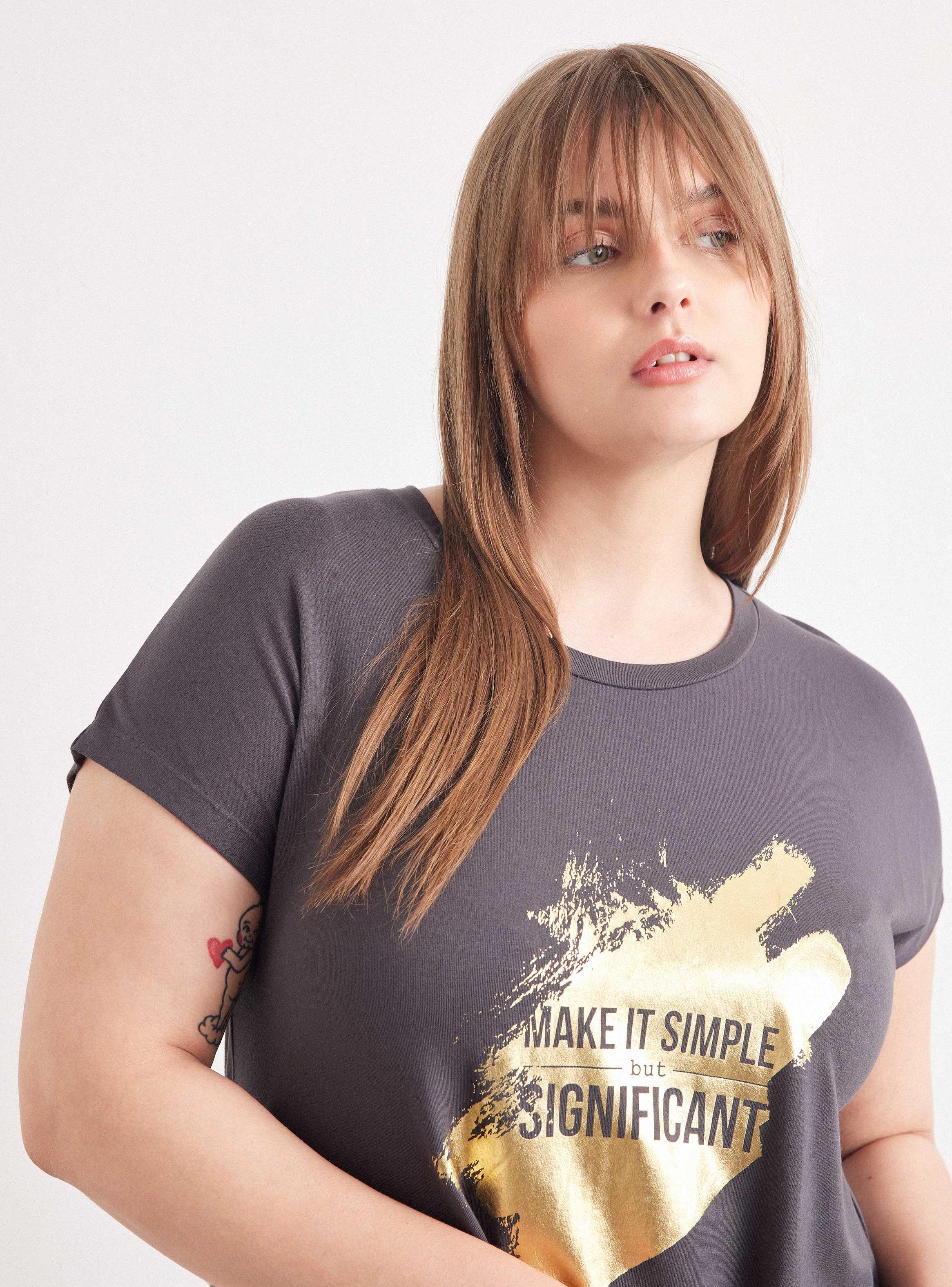 Polera Estampado Focal Metalizado-2