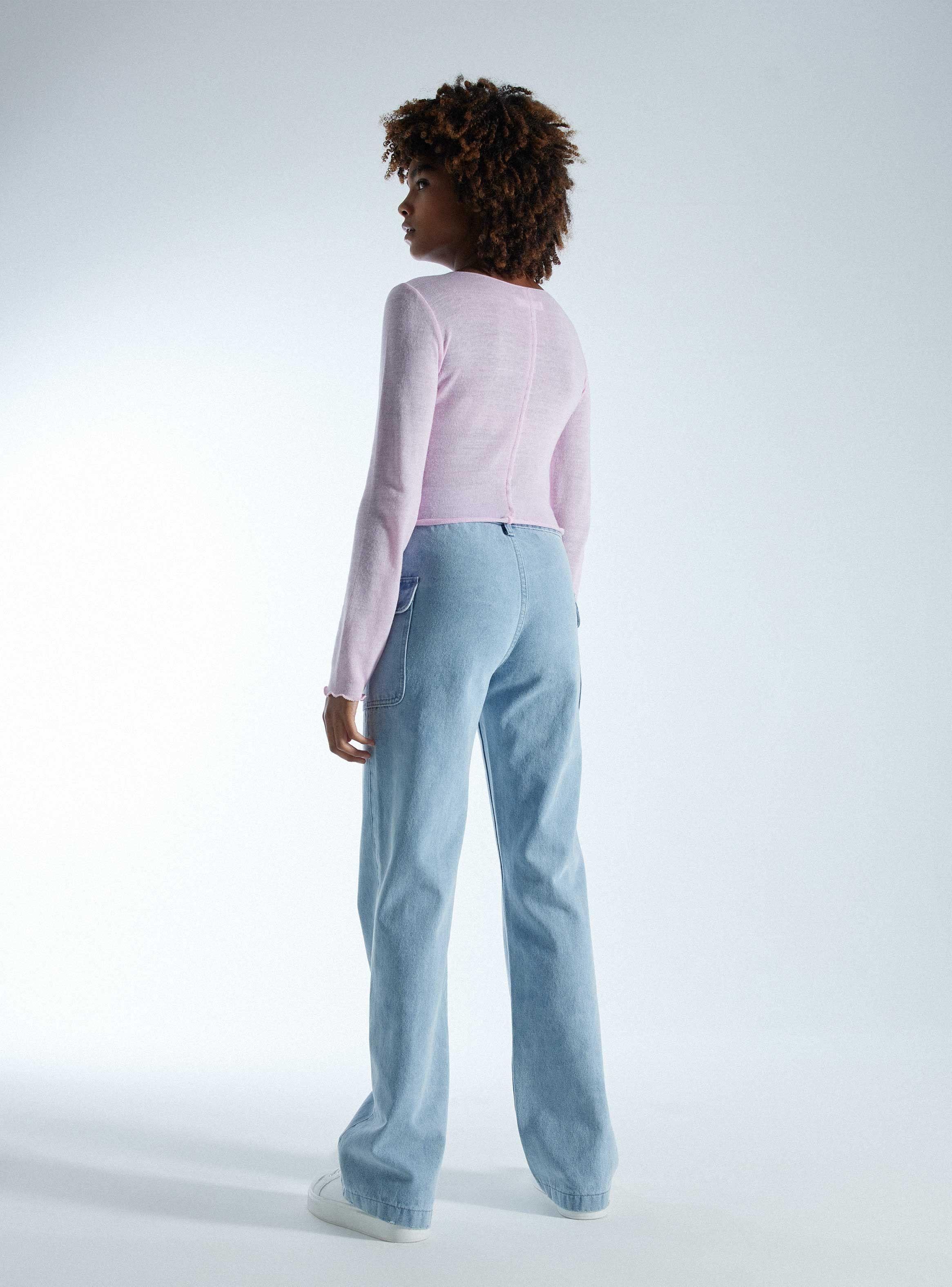 Sweater Crop Ajustado-5