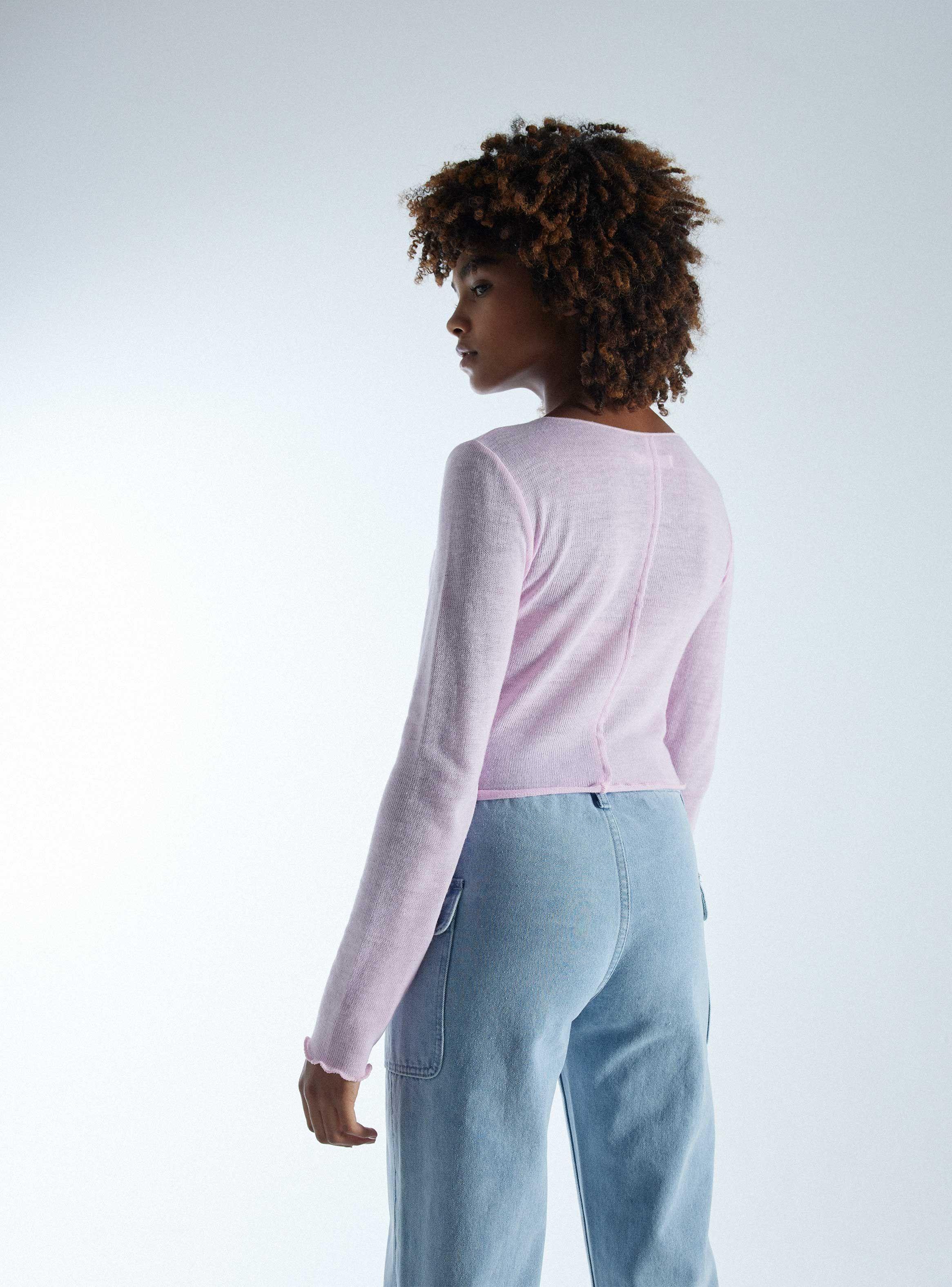 Sweater Crop Ajustado-1