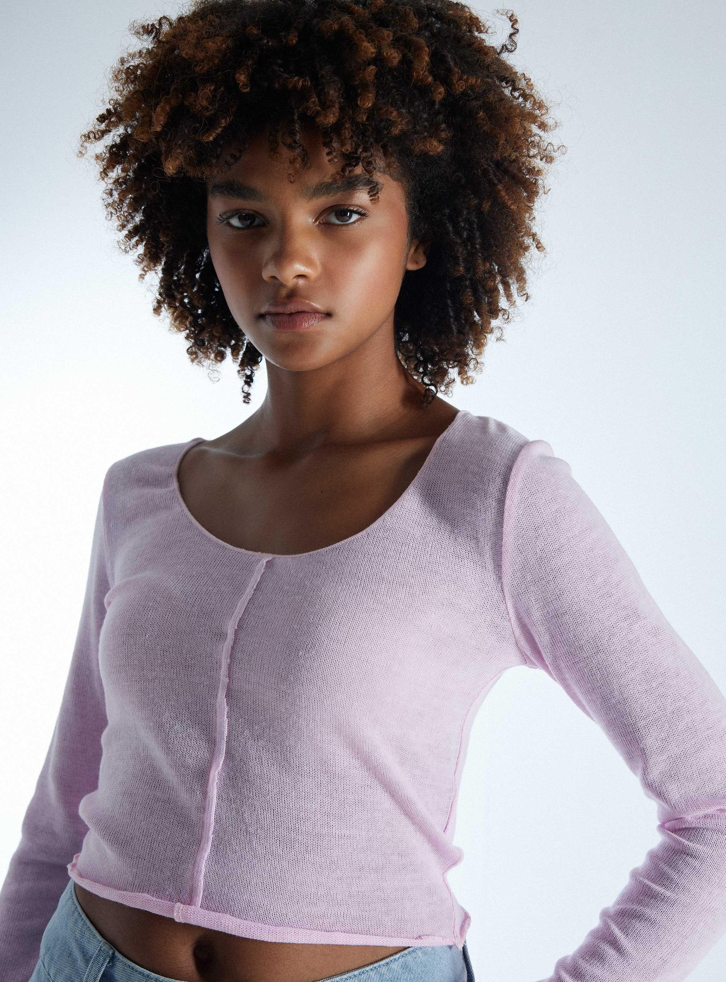 Sweater Crop Ajustado-2