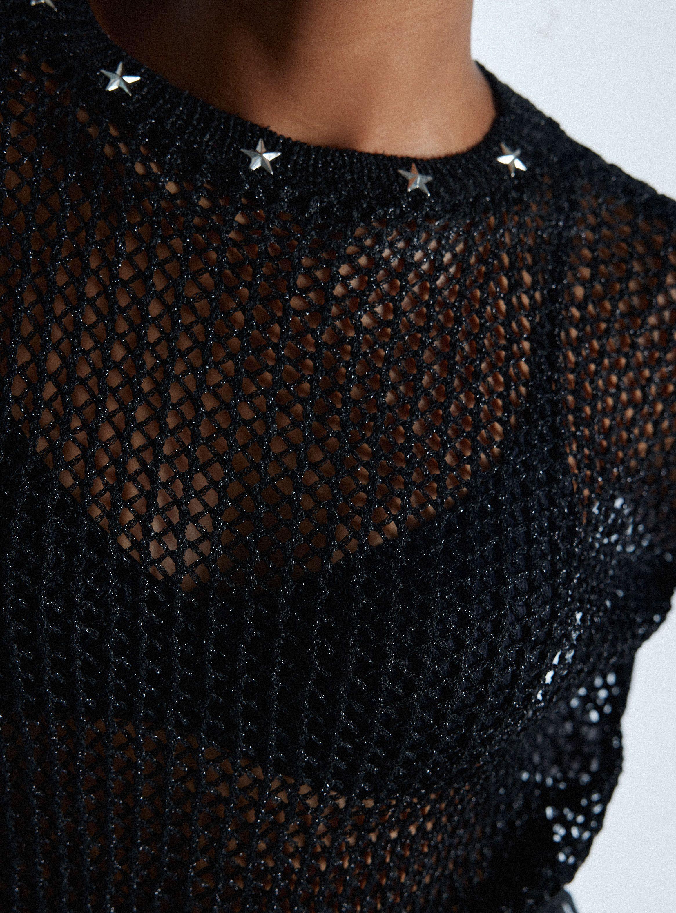 Sweater Calado Metalizado-3