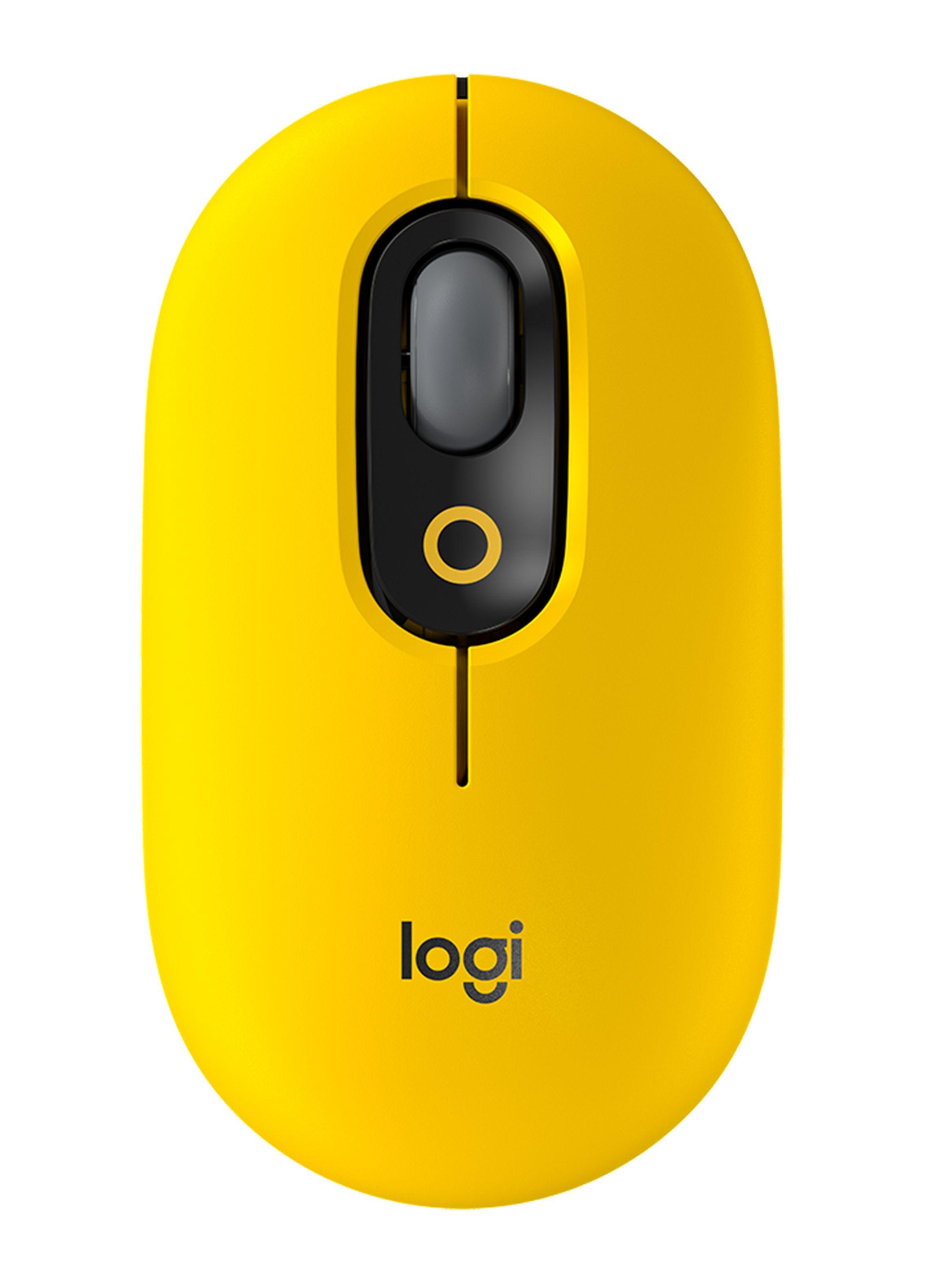 Mouse Pop With Emoji Yellow-0