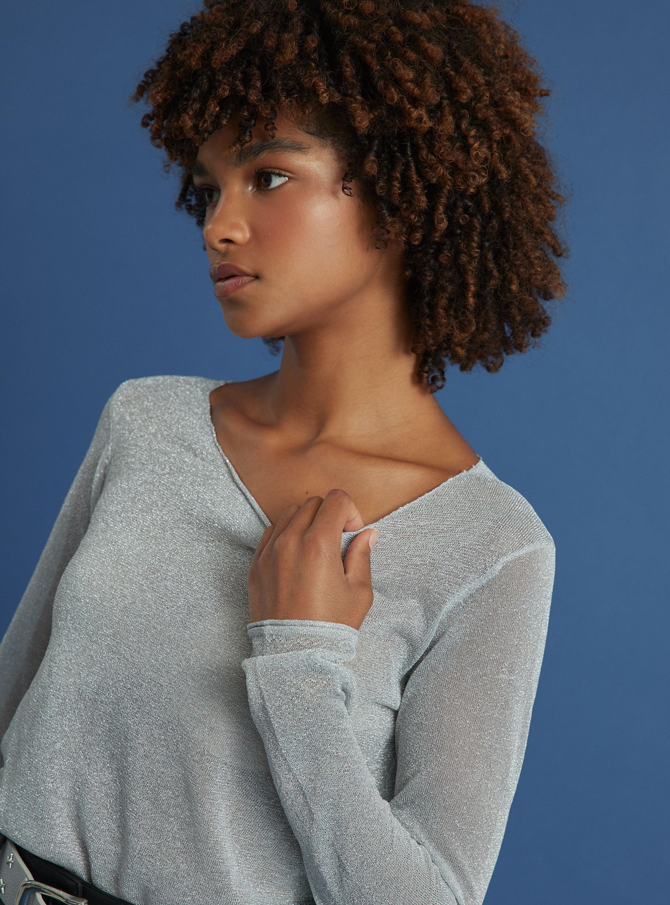 Sweater Lurex Cuello Redondo-2