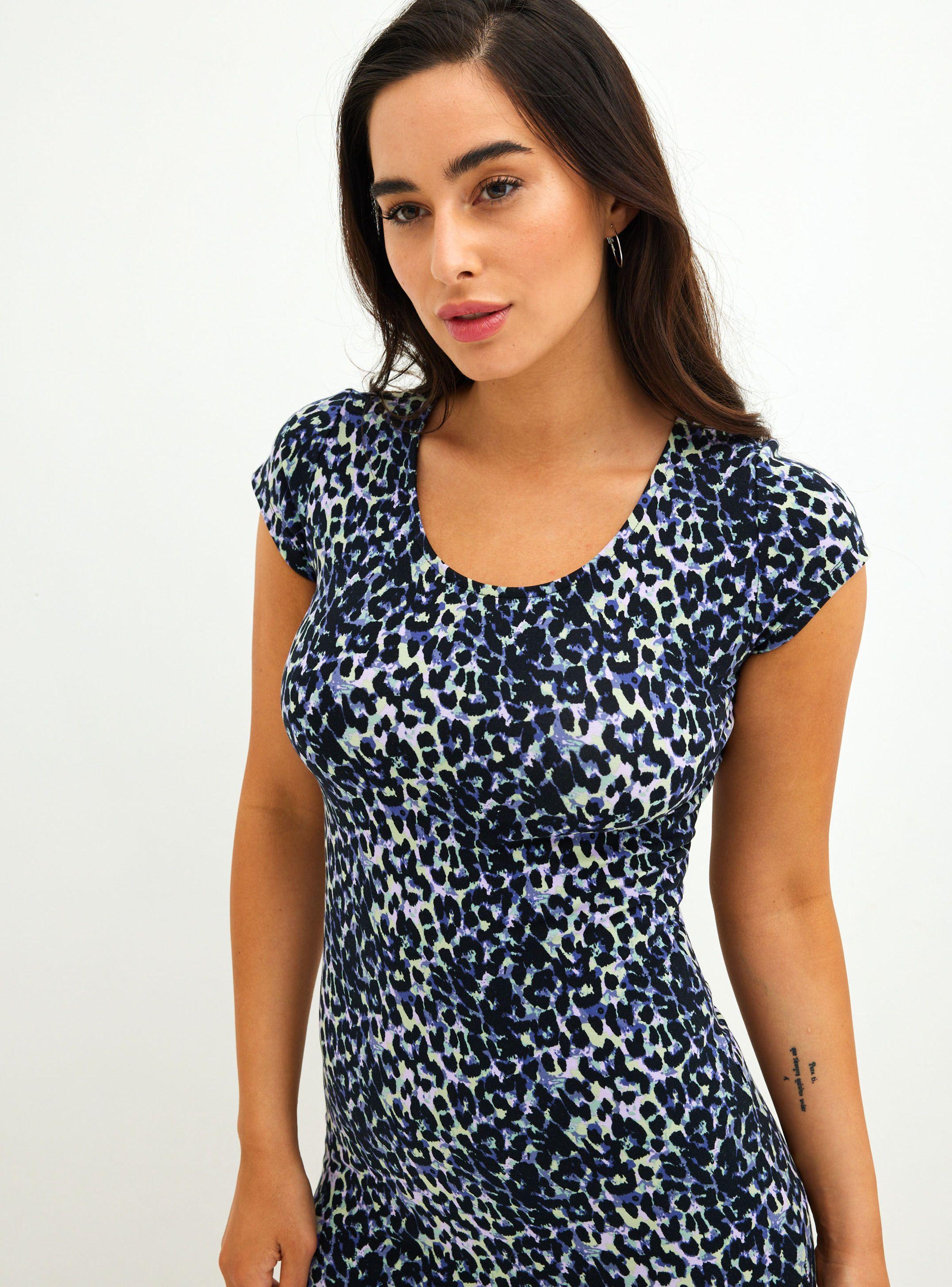 Vestido Estampado Animal Color-2