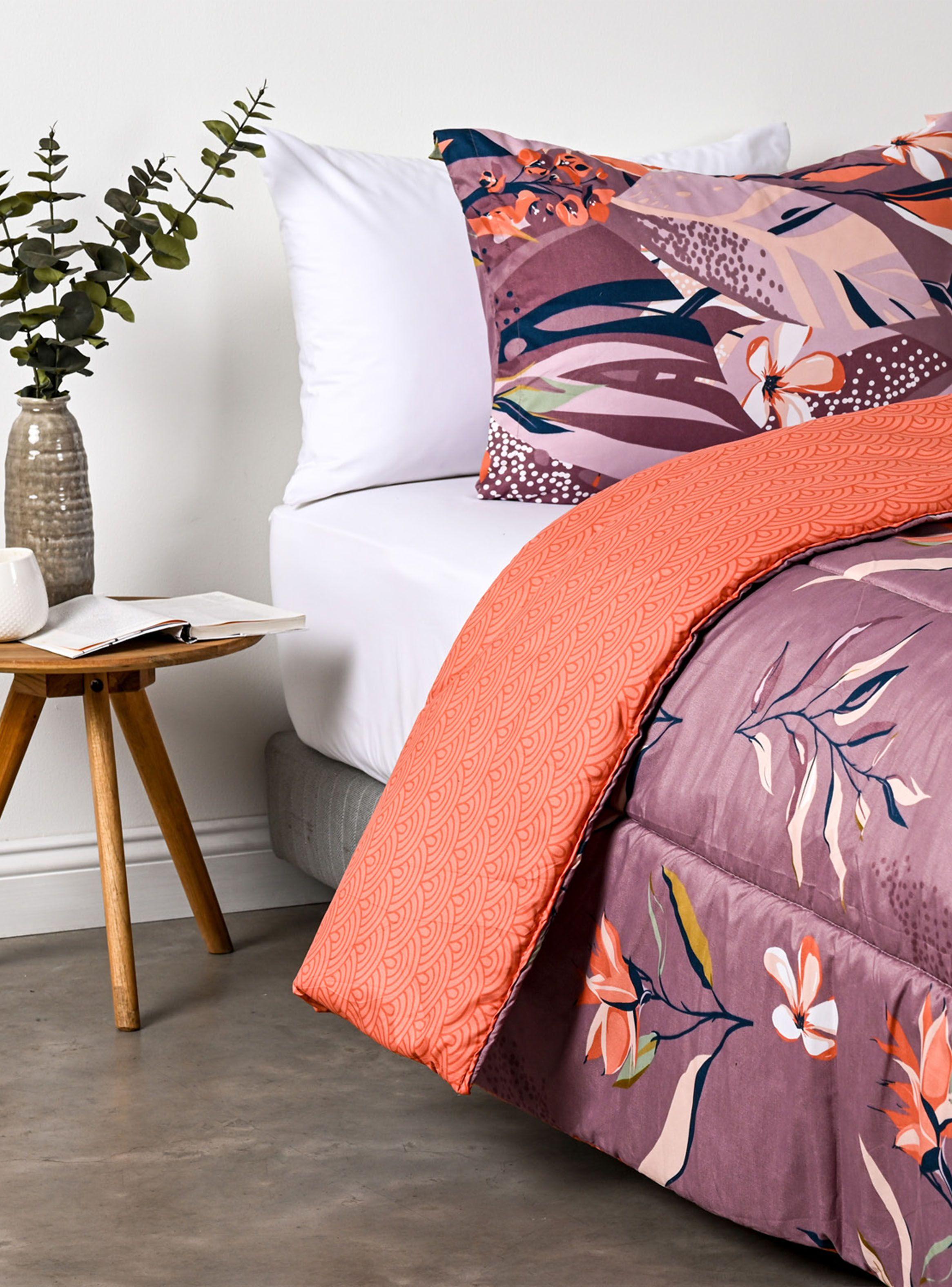 Plumón Kendari 1.5 Plazas Microfibra Morado-1