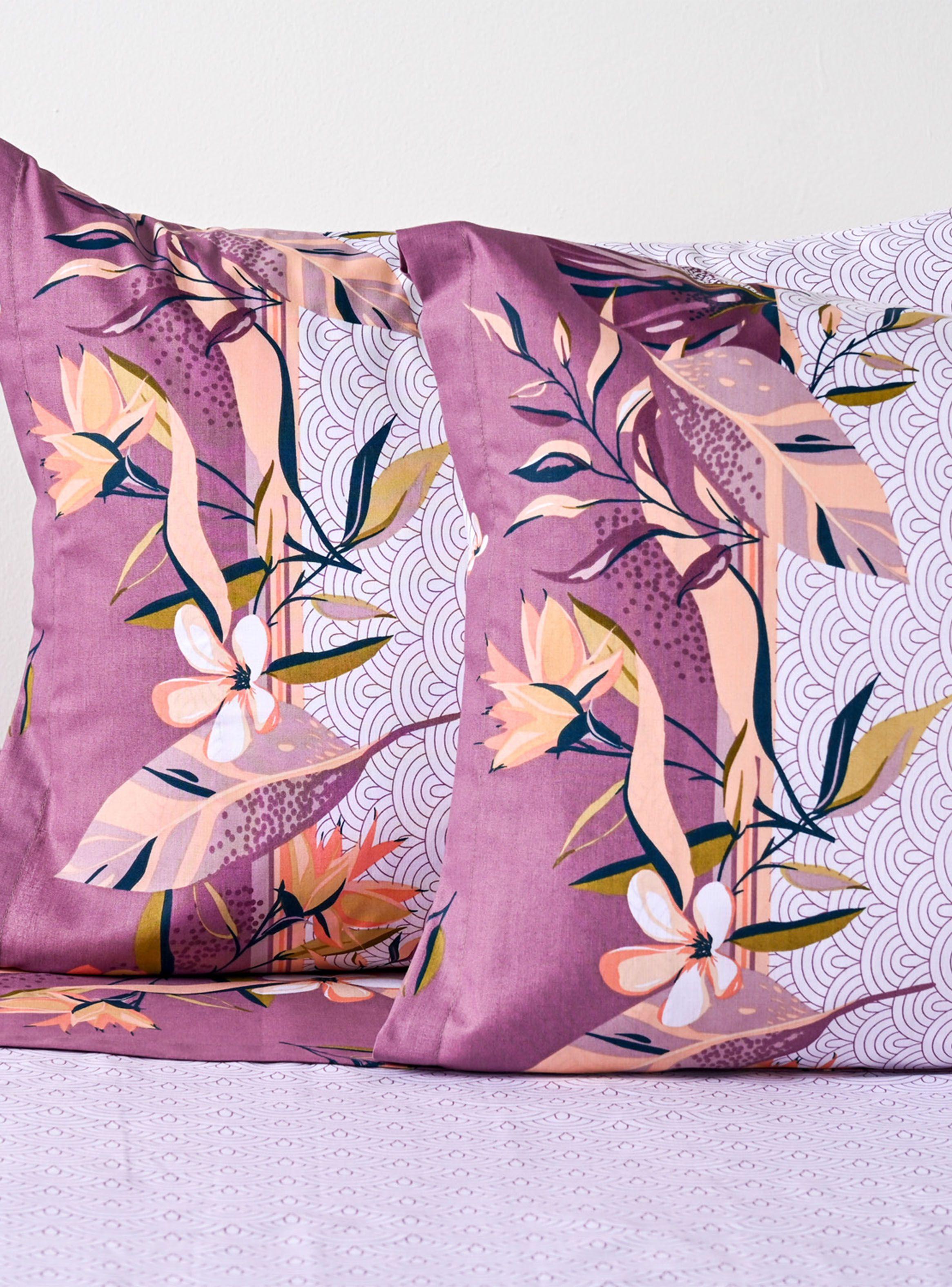 Juego de Sábanas Kendari King 144 Hilos Morado-1