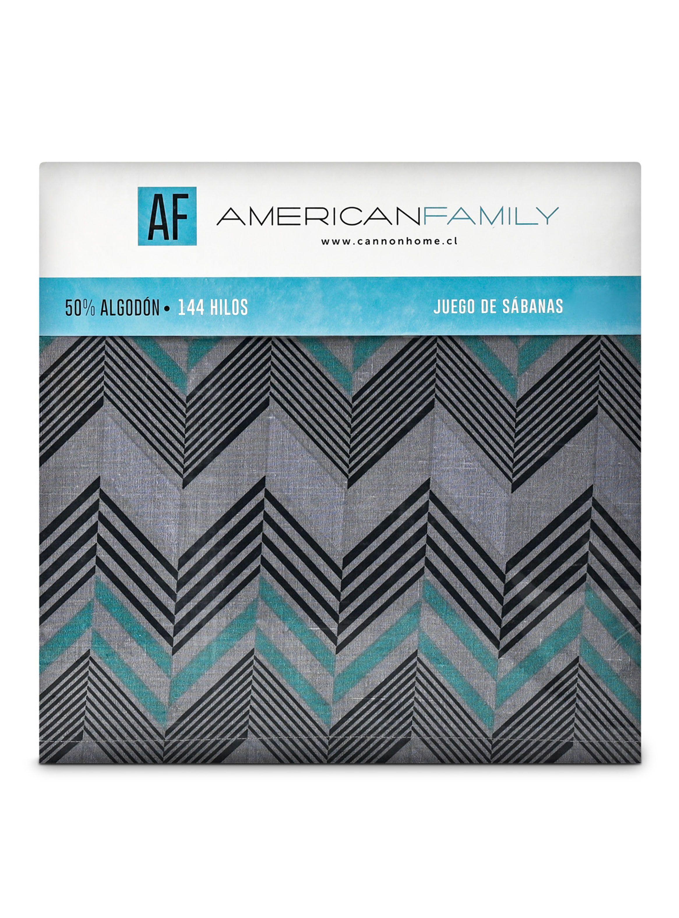 Juego de Sábanas Tambo 2 Plazas 144 Hilos Gris-3