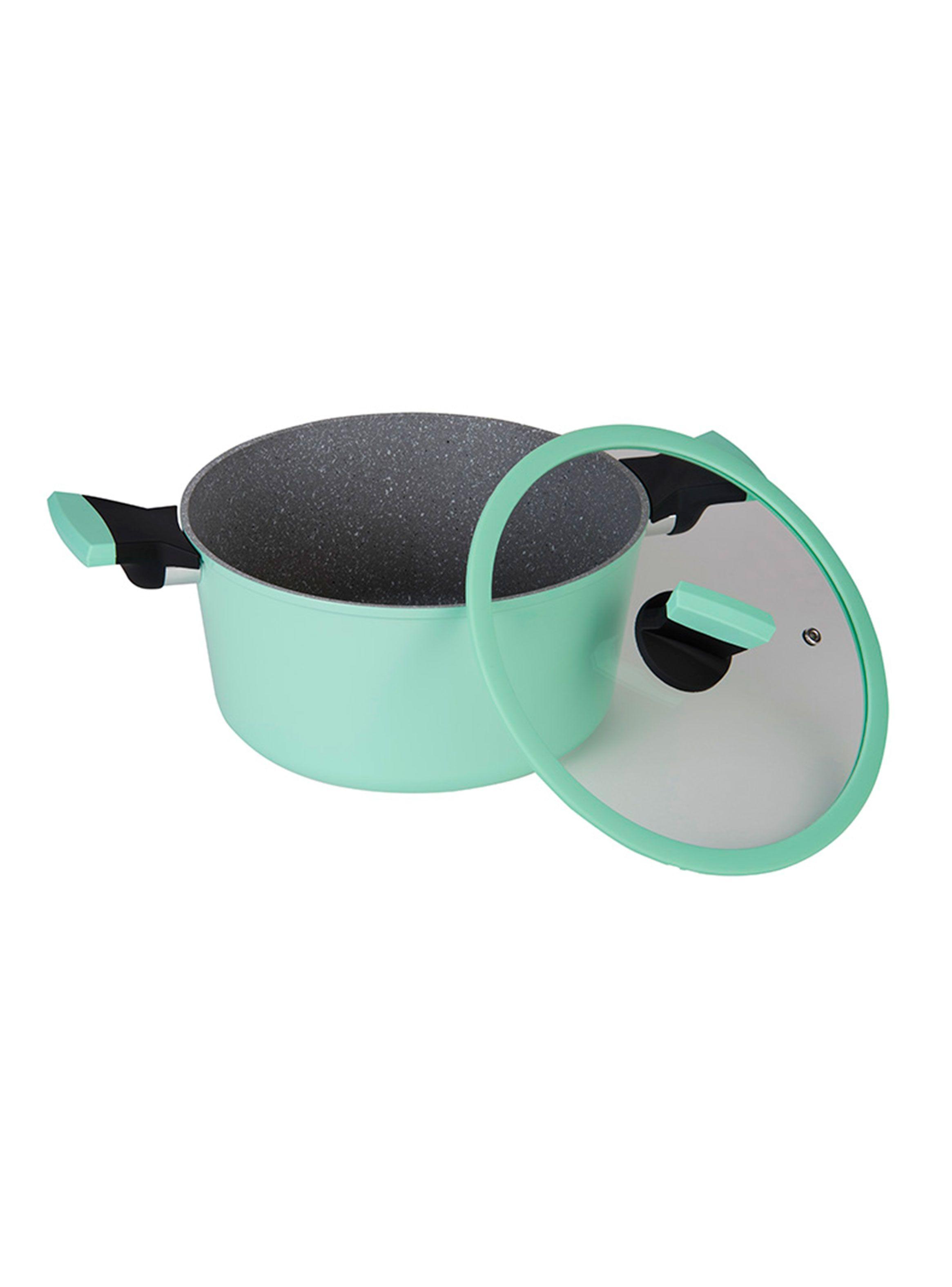 Set Ollas + Sartén 5 Piezas Menta-1