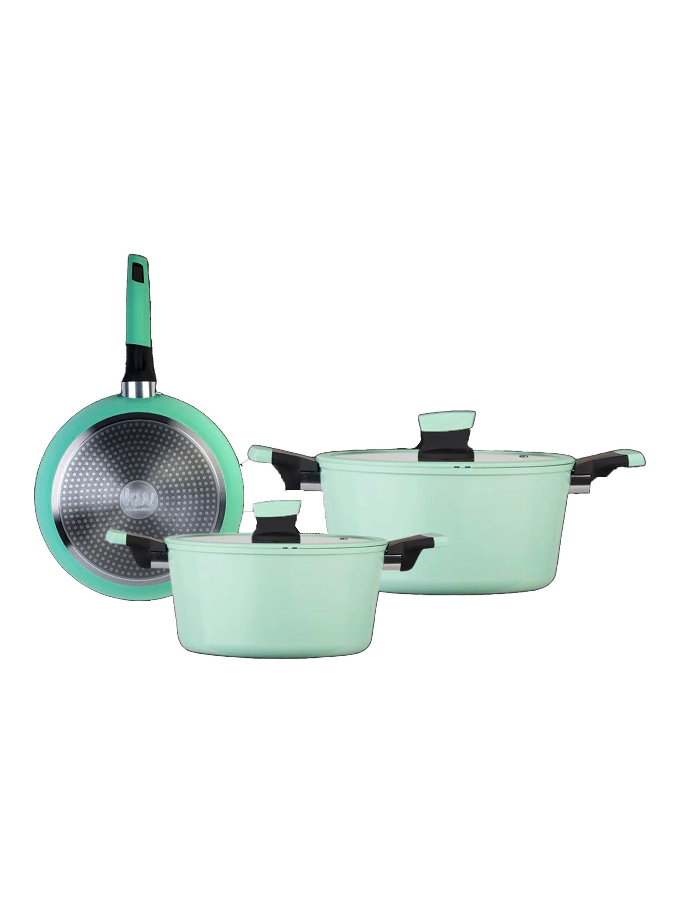Set Ollas + Sartén 5 Piezas Menta-0