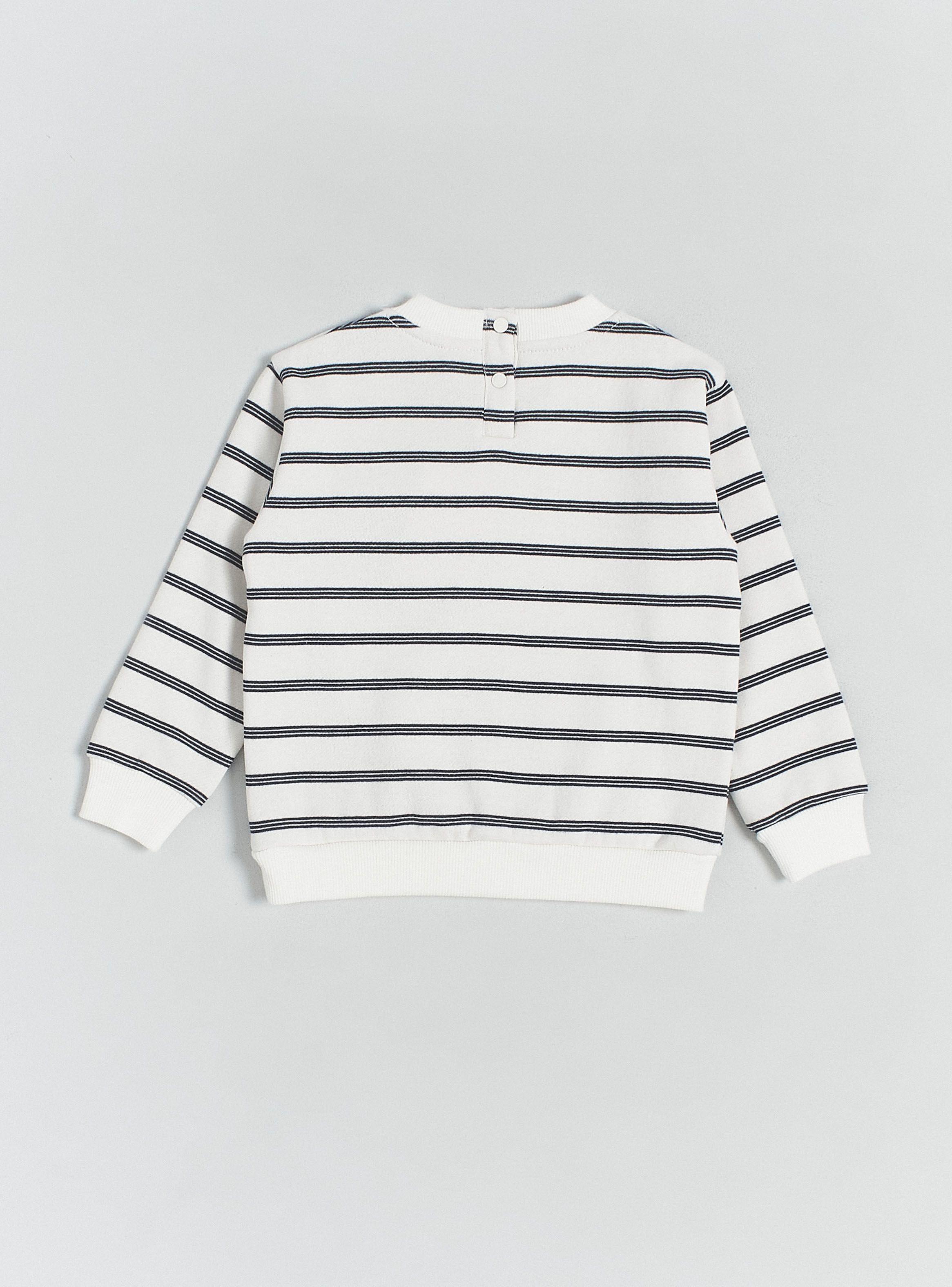 Polerón Rayado con Bolsillo-1