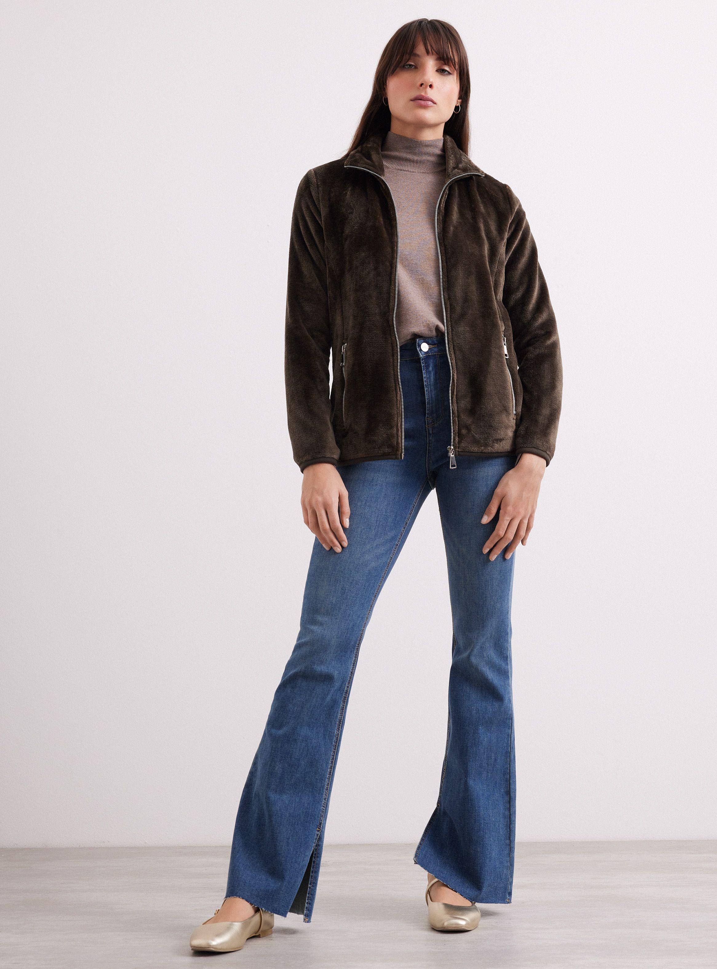 Polar Básico Cuello Alto Y Bolsillos-4