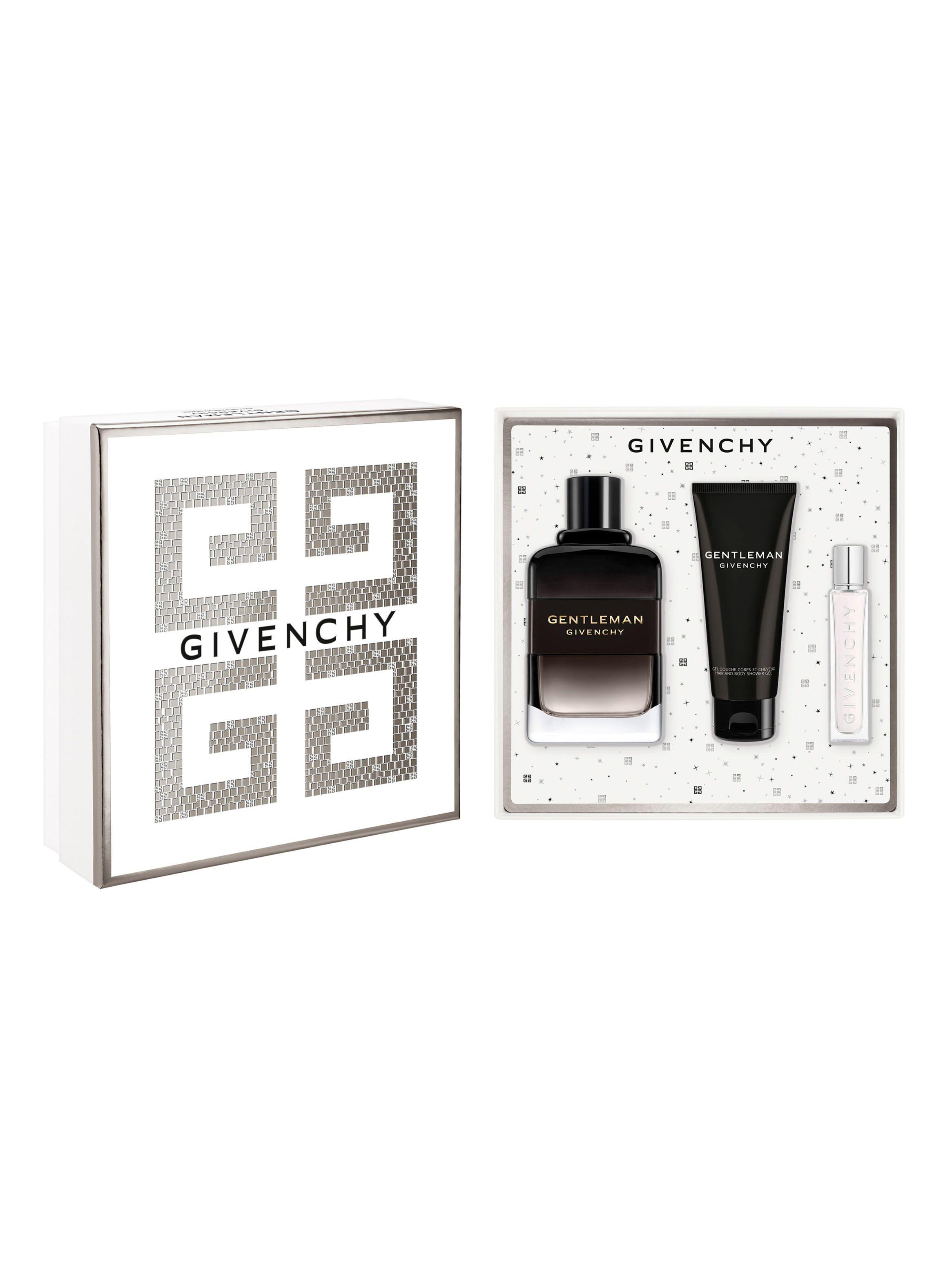 Set Perfume Givenchy Gentleman EDP Boisée 100 ml + Gel de ducha para el cabello y cuerpo 75 ml + Perfumero de viaje en spray 12.5 ml-1