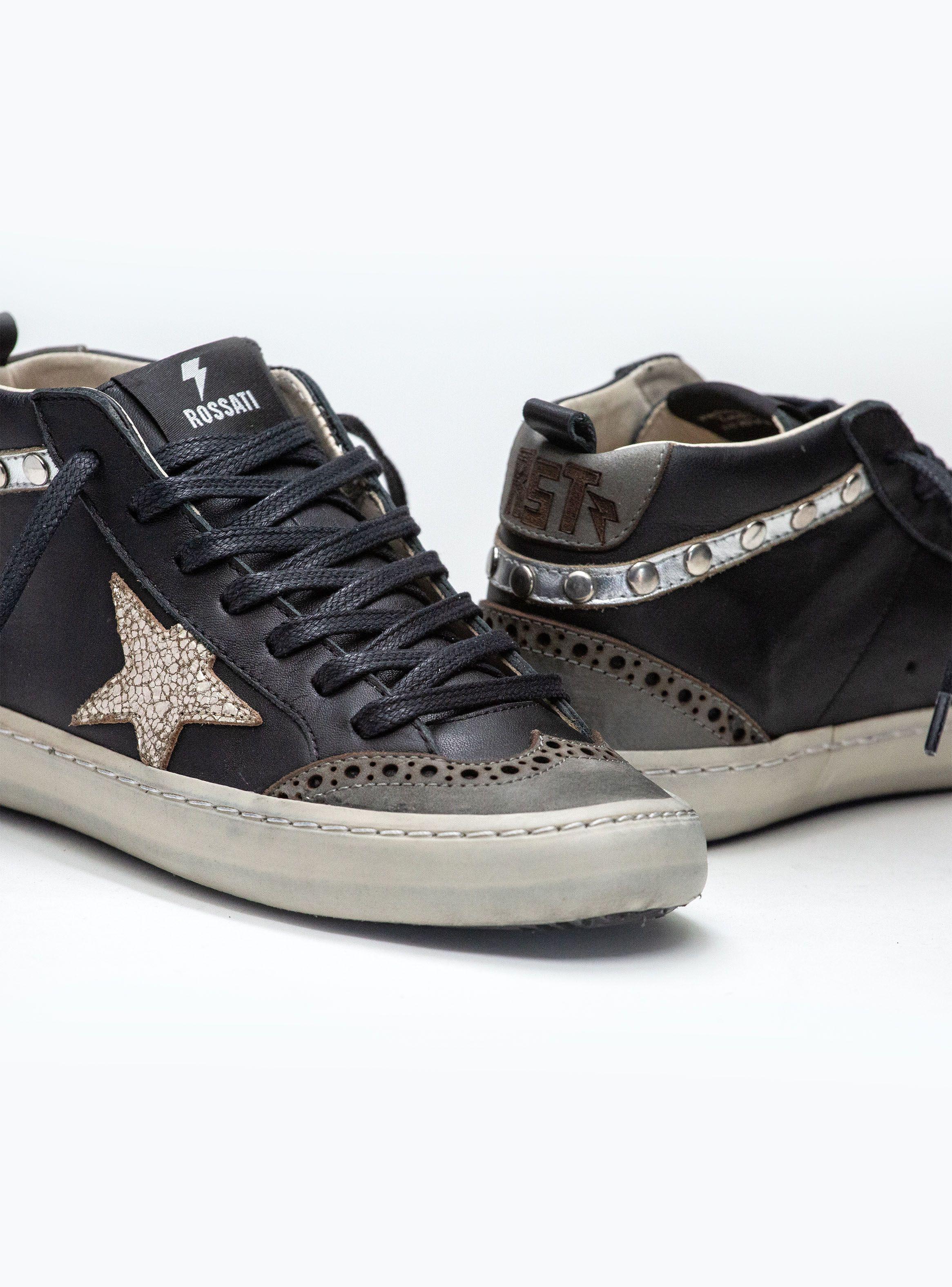 Zapatilla Urbana Cuero Mid Star Mujer-2