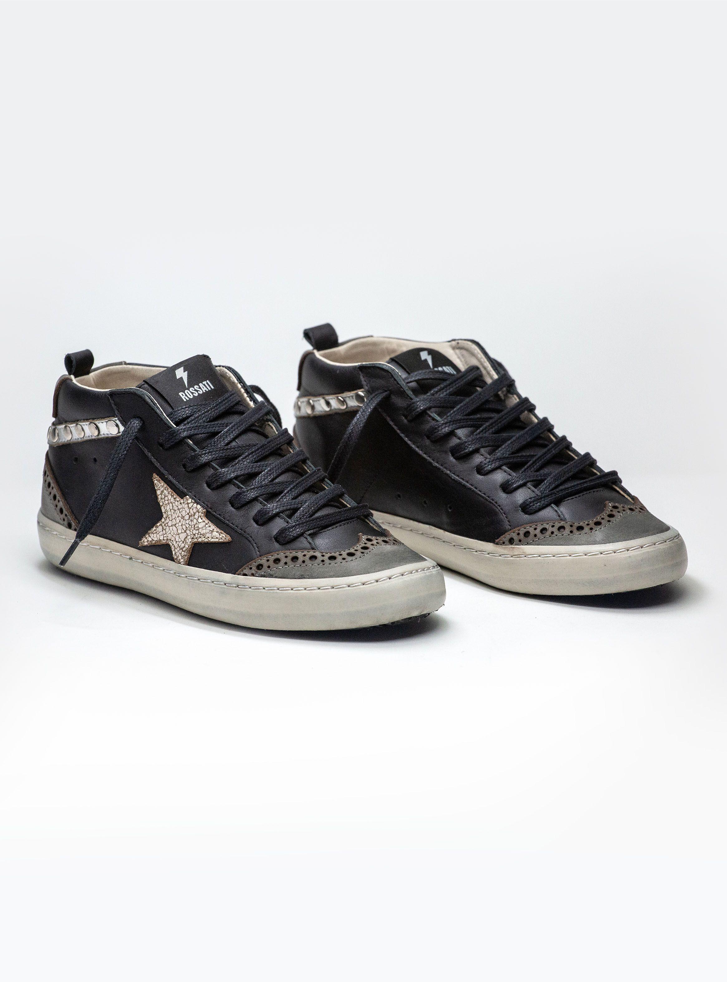 Zapatilla Urbana Cuero Mid Star Mujer-1