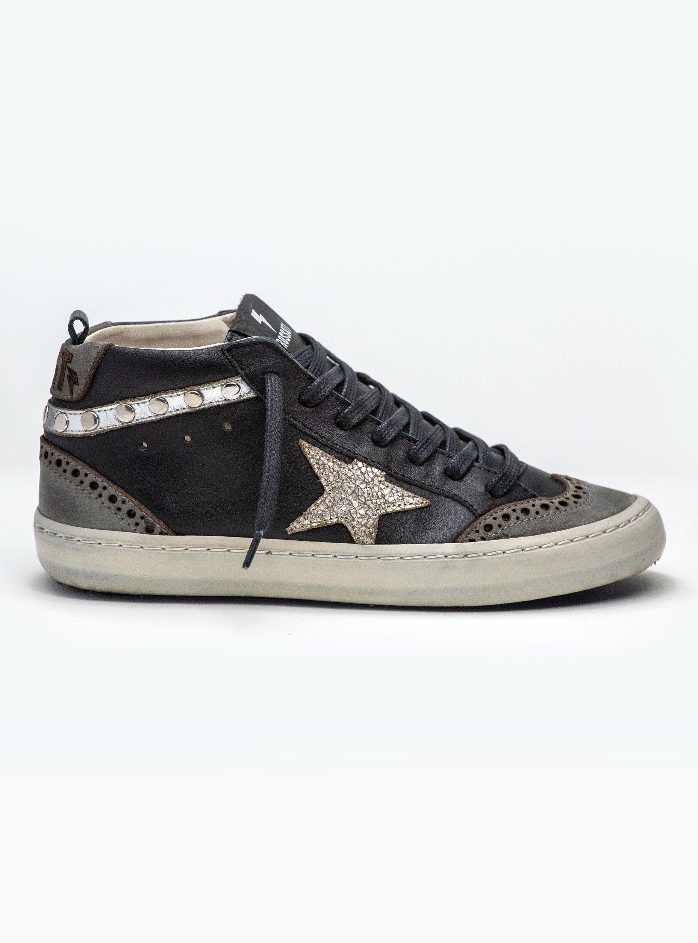 Zapatilla Urbana Cuero Mid Star Mujer-0