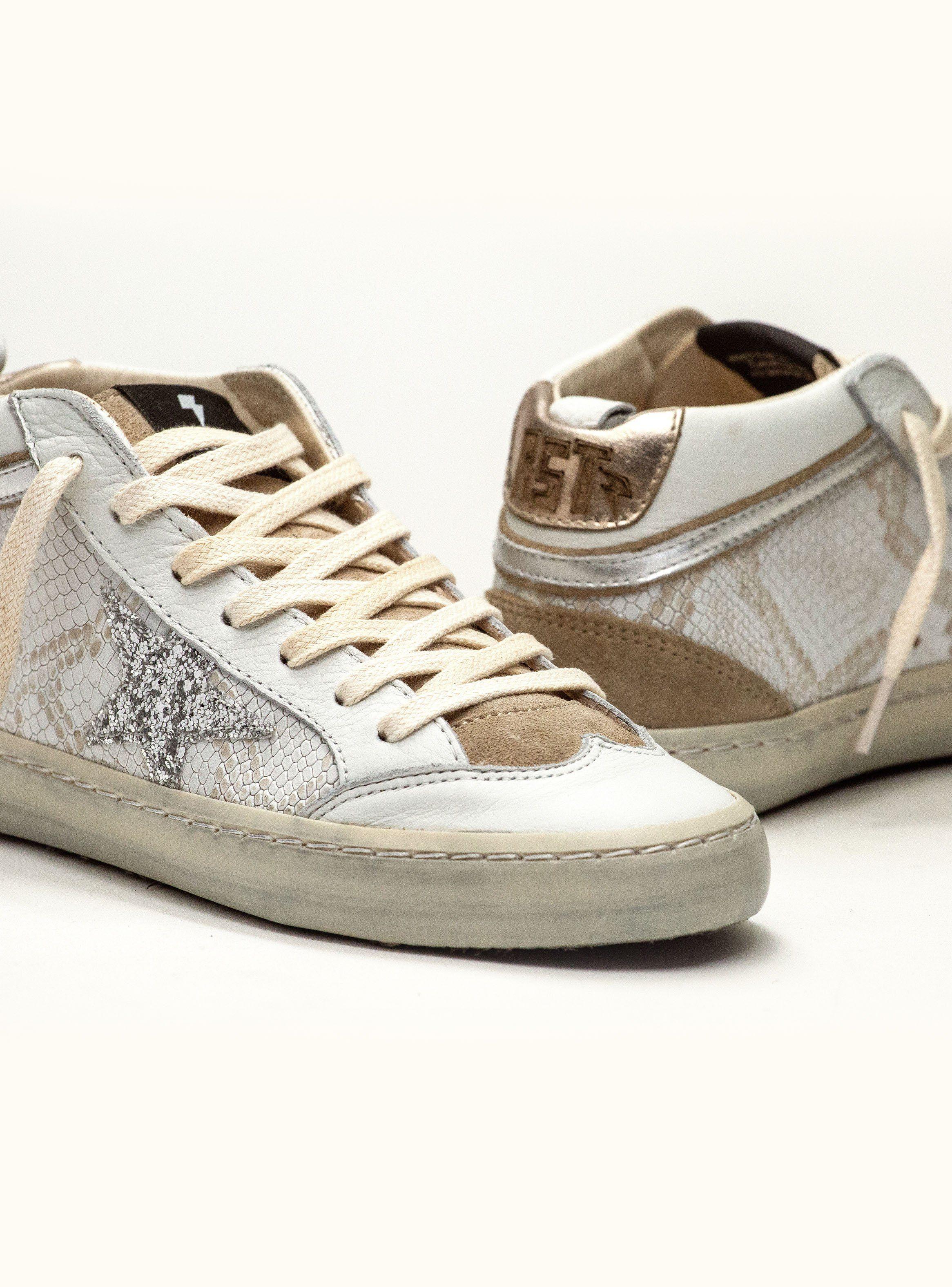 Zapatilla Urbana Mid Star Cuero Mujer-2
