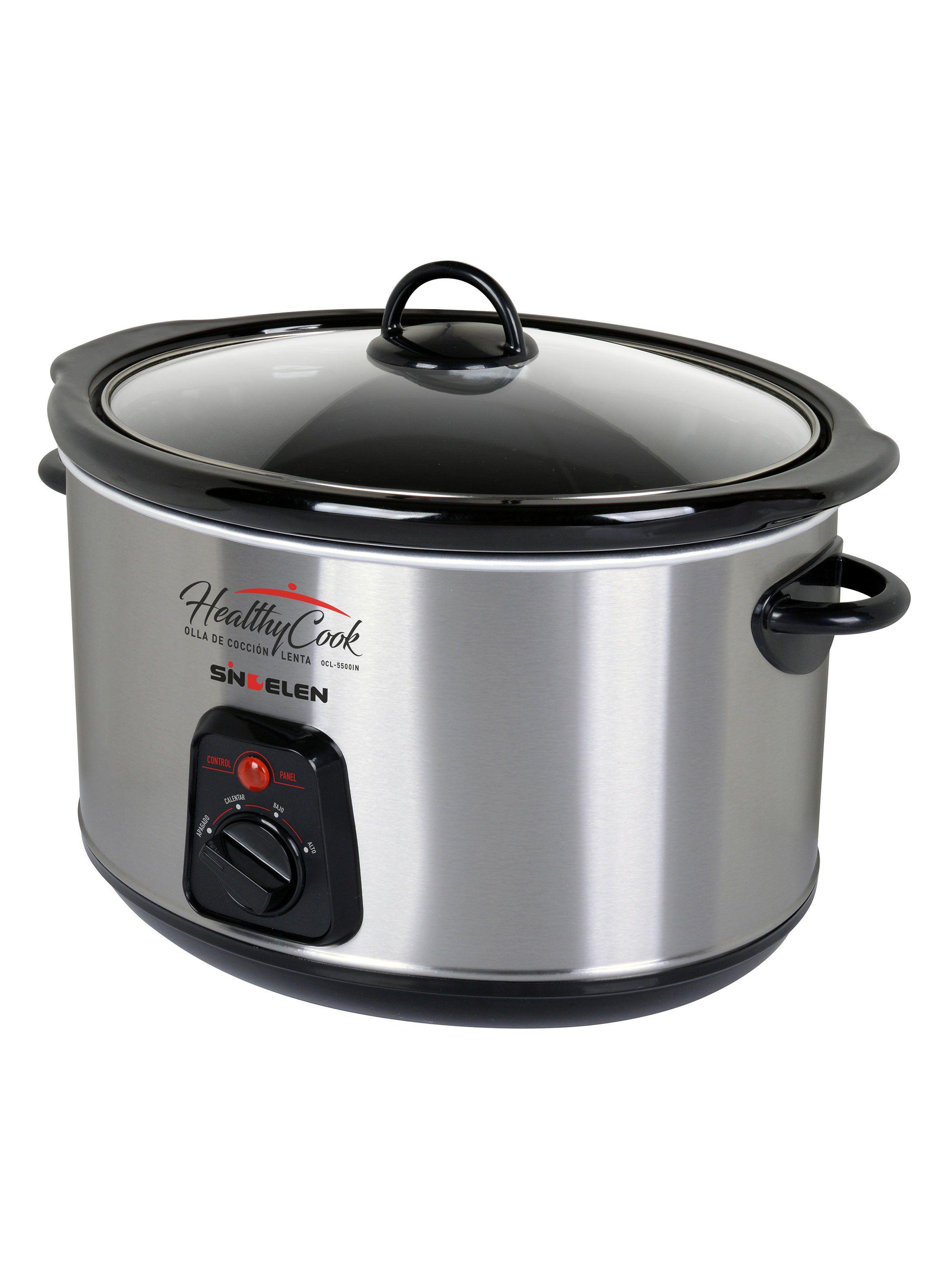 Olla de Cocción Lenta 5.6 Litros Healthy Cook OCL-5500IN-0