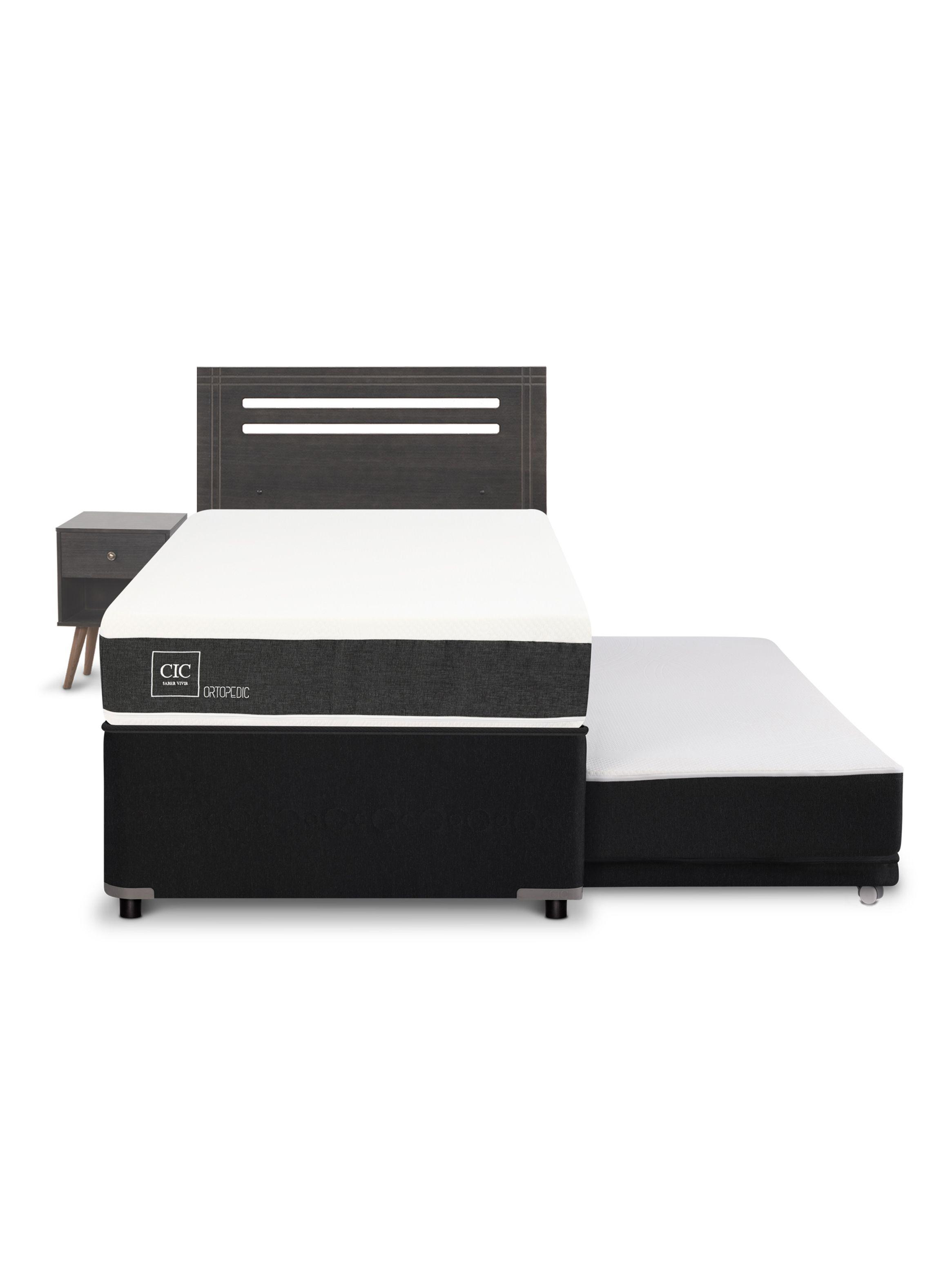 Diván Ortopedic Black 1.5 Plazas + Set de Muebles Múnich-2