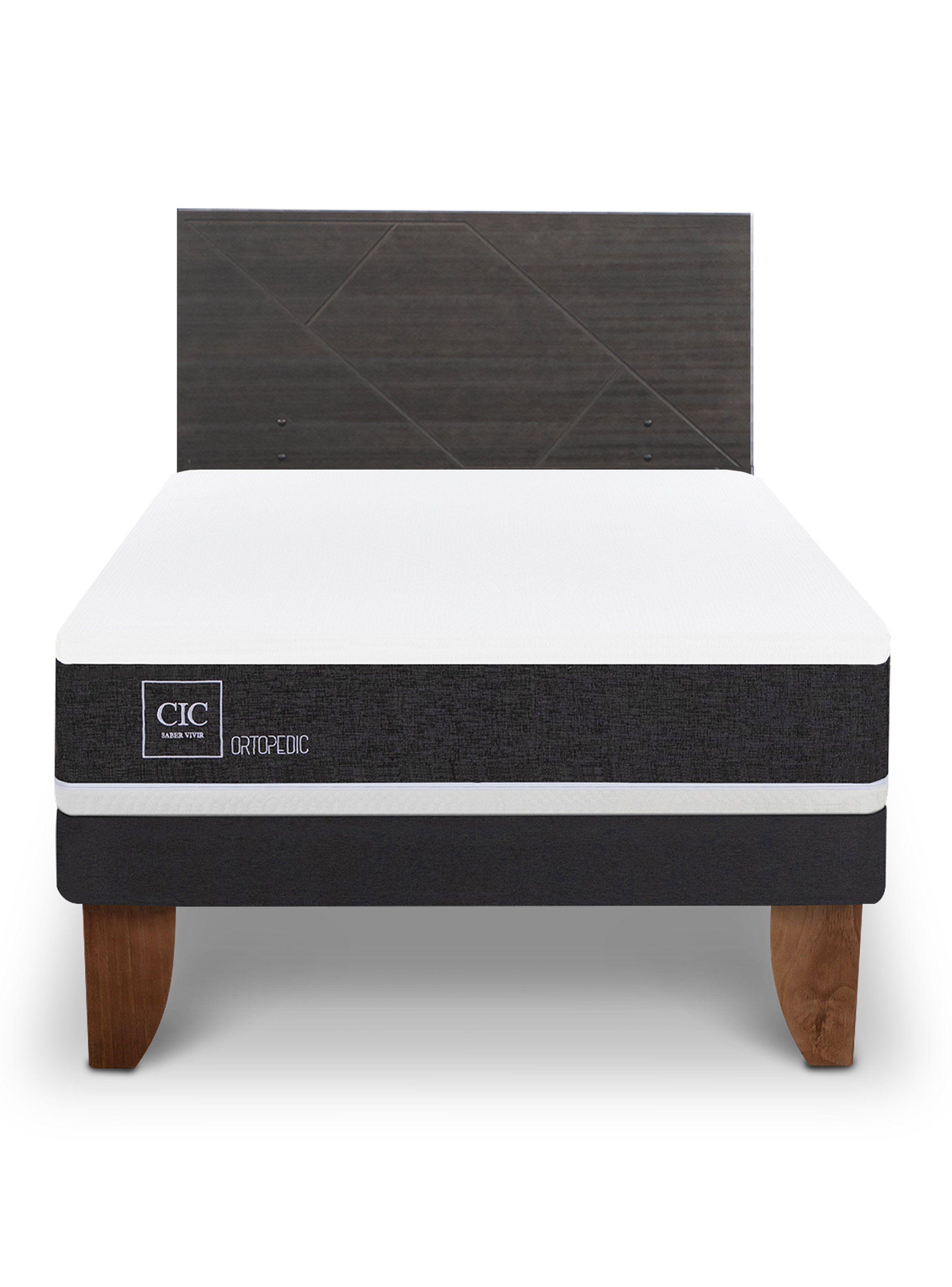 Cama Europea Ortopedic 1.5 Plazas + Respaldo Villarrica-2
