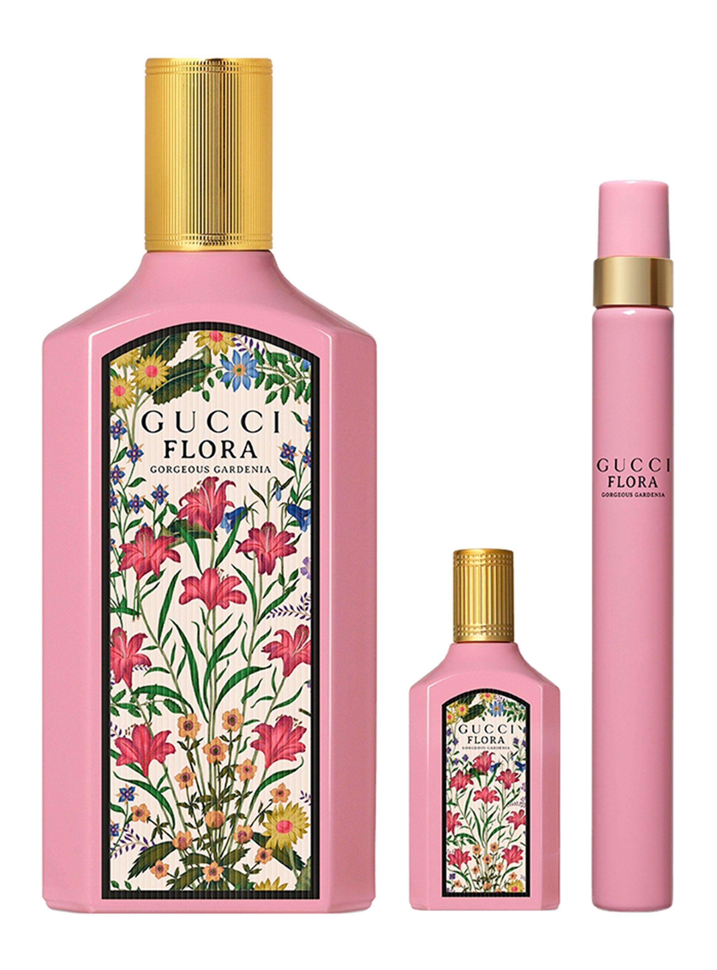 Set Perfume GUCCI Flora Gorgeuos Gardenia EDP Mujer 100 ml + Pen Spray 10 ml + Mini 5ml-0