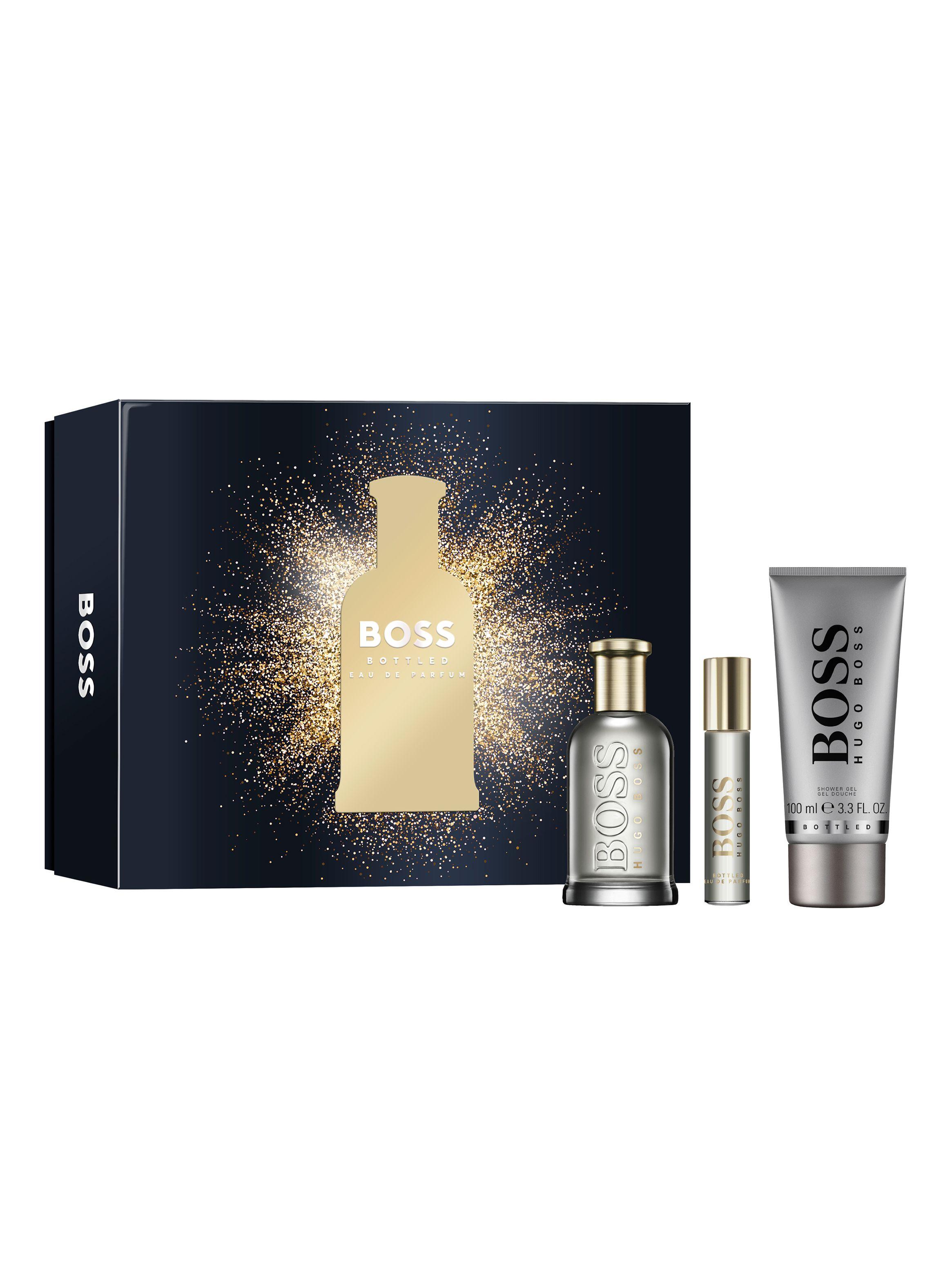 Set Perfume Hugo Boss Bottled EDP 100 ml + Pen Spray 10 ml + Shower Gel 100 ml-1