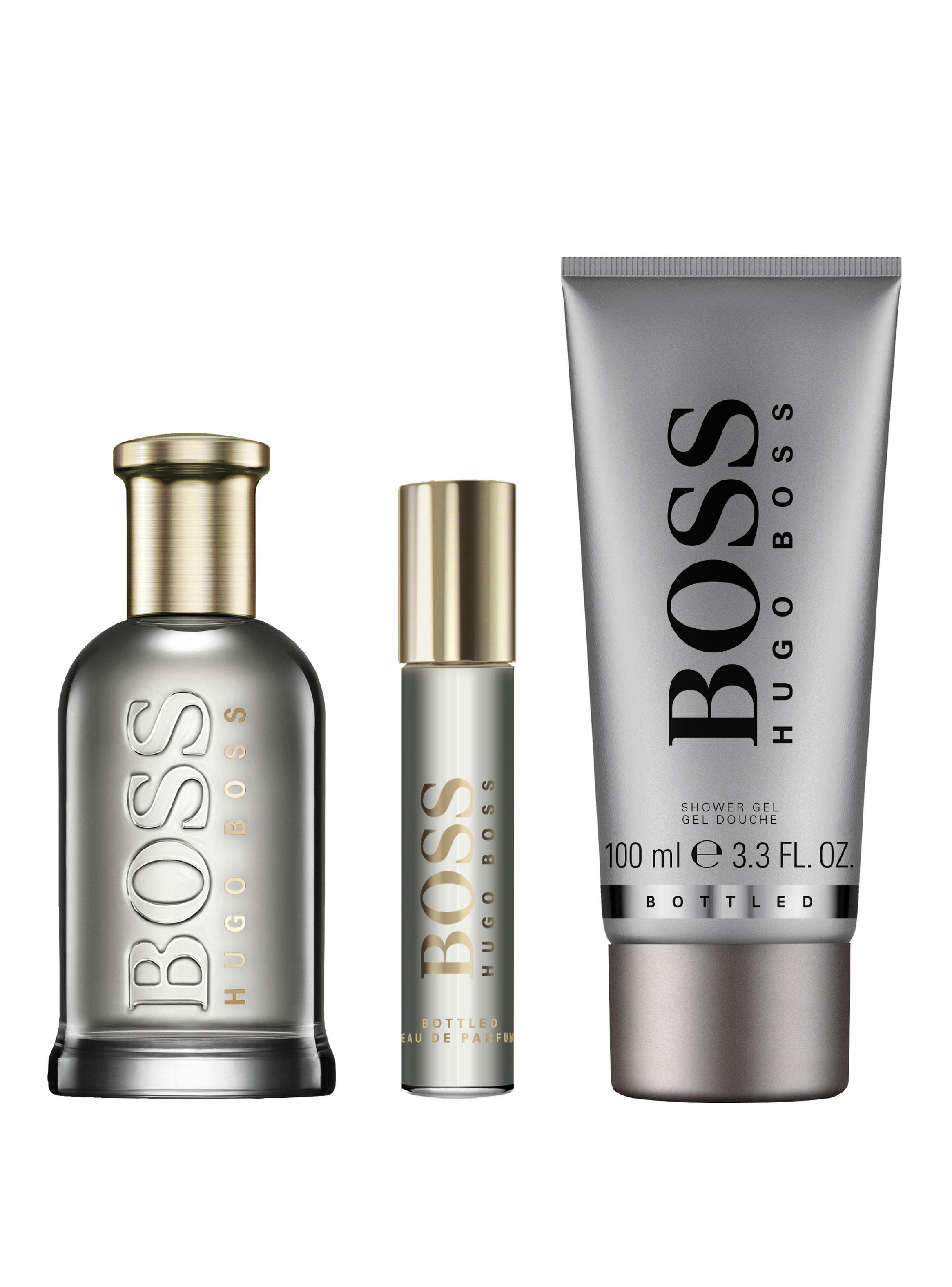 Set Perfume Hugo Boss Bottled EDP 100 ml + Pen Spray 10 ml + Shower Gel 100 ml-0